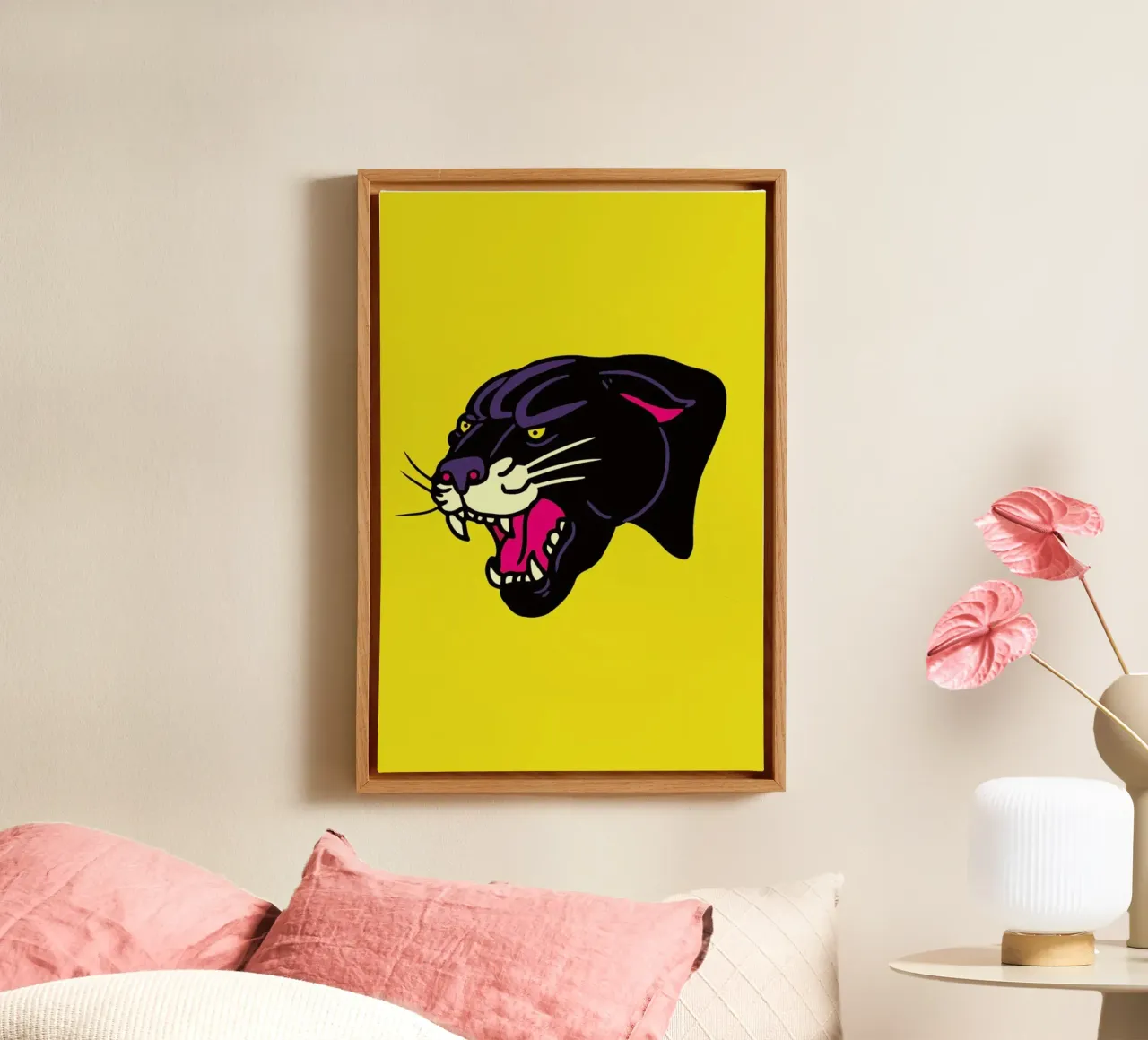 Panther toile de Nick Cocozza