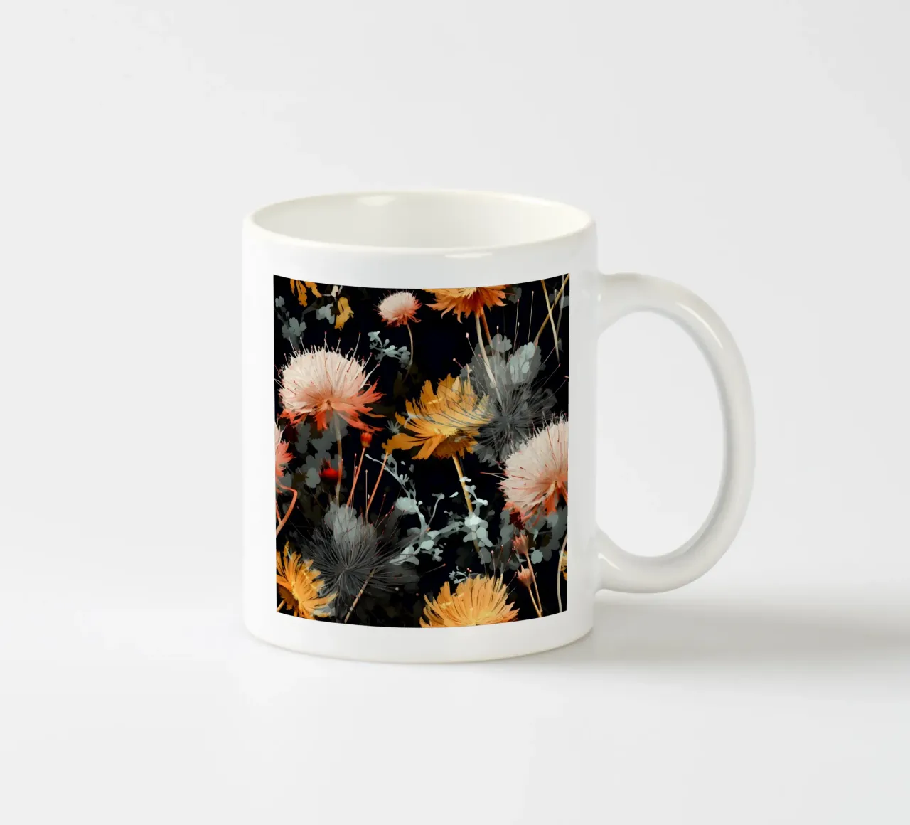 Dente di leone lunatico tazza in ceramica da Botanical Pattern House