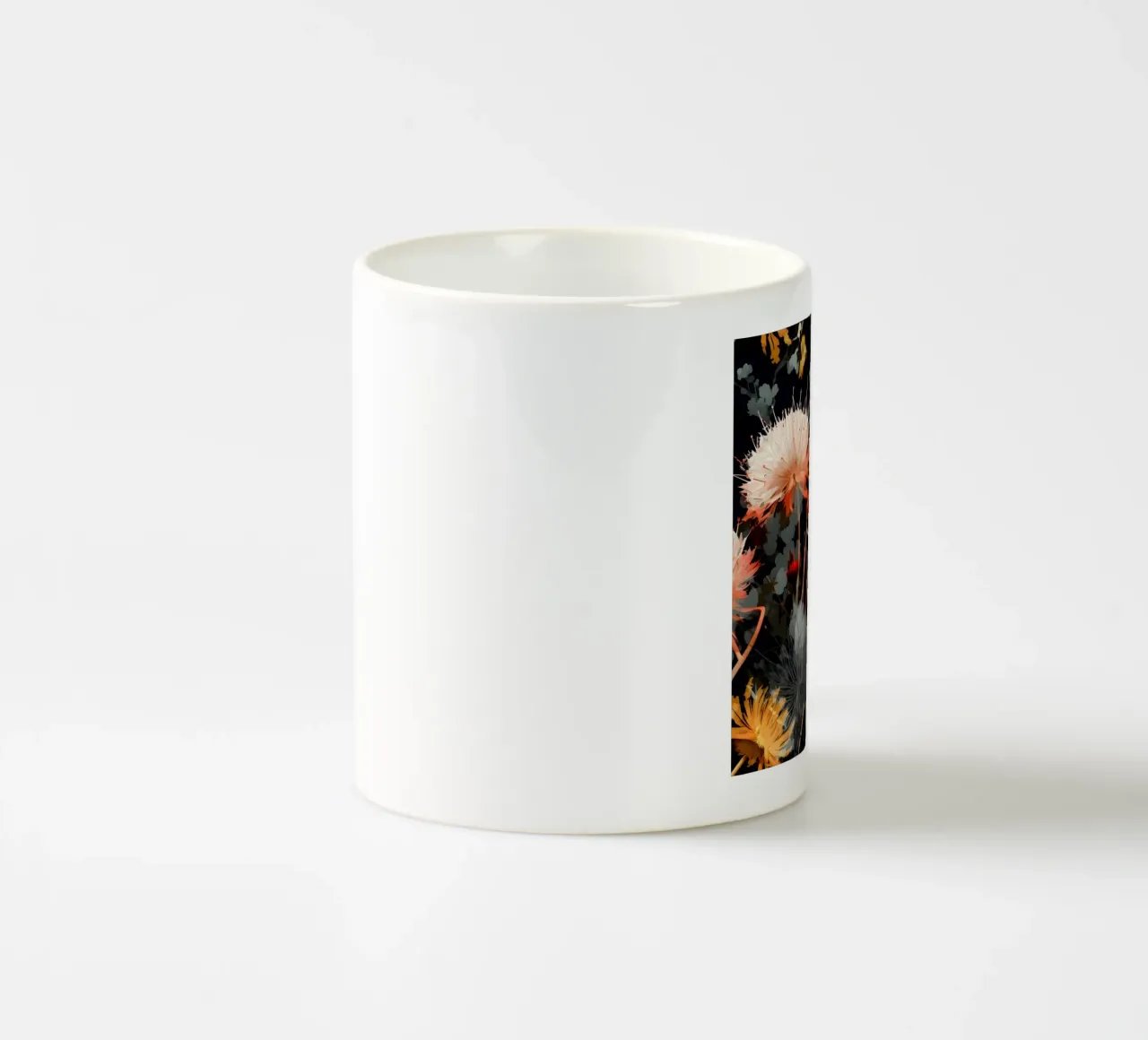 Dente di leone lunatico tazza in ceramica da Botanical Pattern House