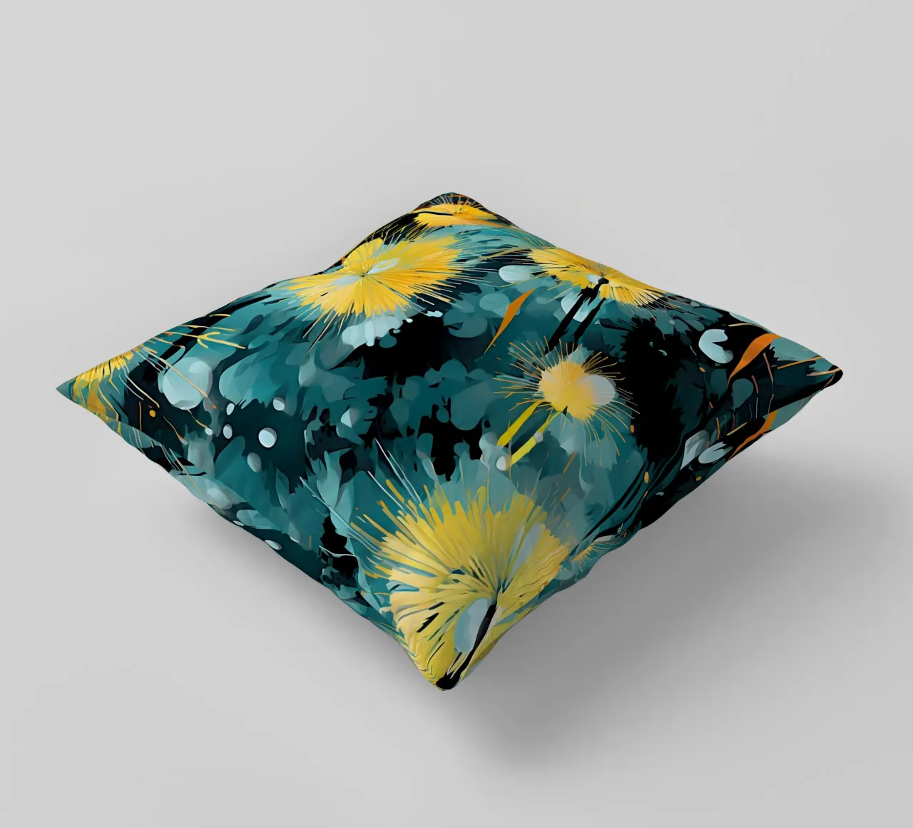 Stemmige paardenbloemen kussen van Botanical Pattern House