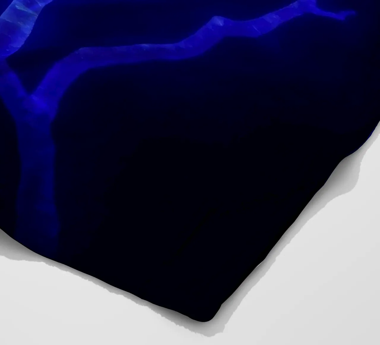Forme curve e luminescenti in colori pastello si fondono tra loro. coperta in pile da DesignDoodle
