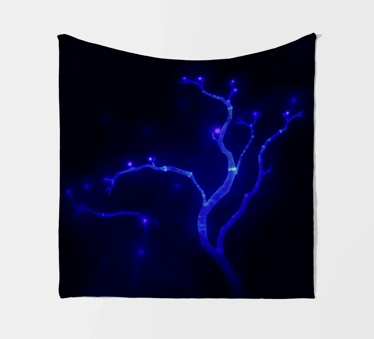 Forme curve e luminescenti in colori pastello si fondono tra loro. coperta in pile da DesignDoodle