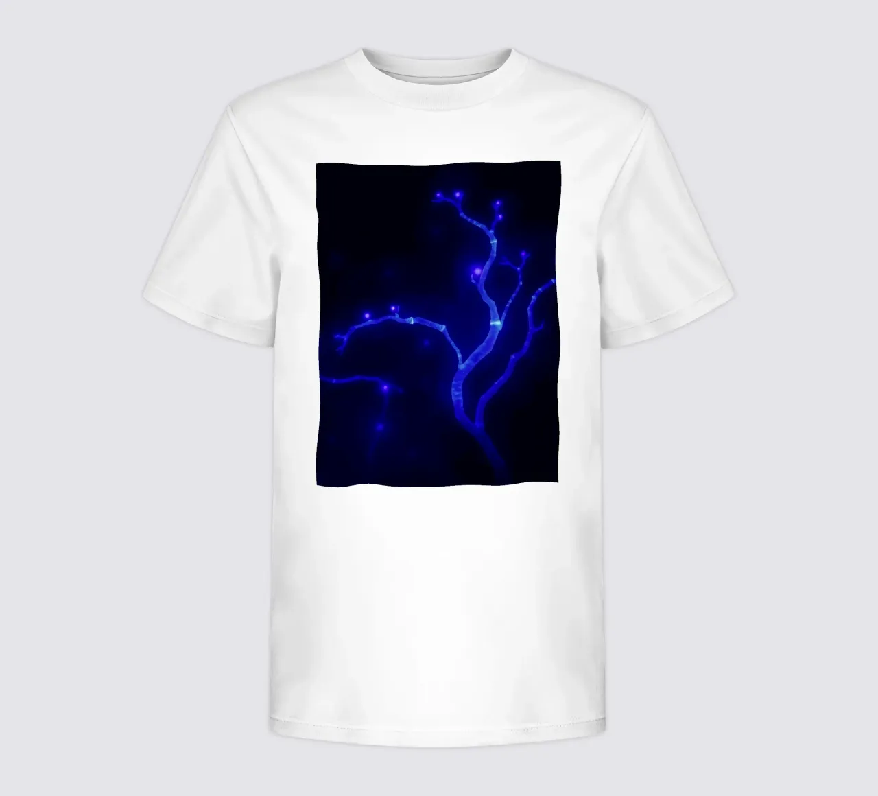 Forme curve e luminescenti in colori pastello si fondono tra loro. t-shirt bambini da DesignDoodle