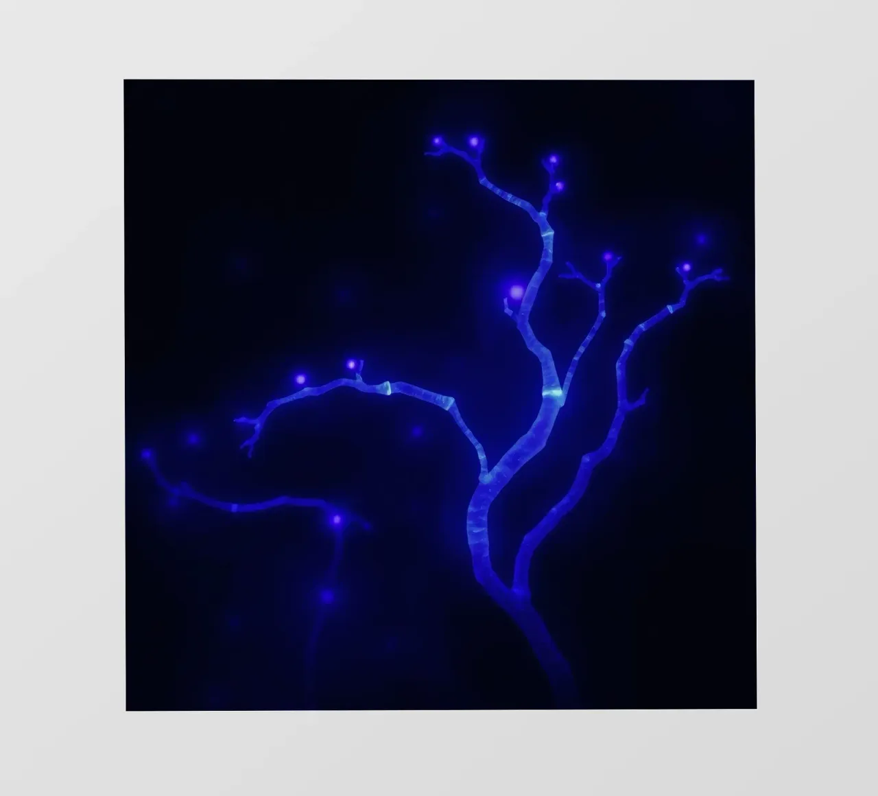 Forme curve e luminescenti in colori pastello si fondono tra loro. telo in pvc da DesignDoodle