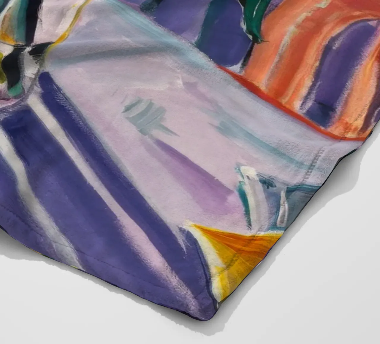 Sussurro floreale illuminato dal sole coperta in pile da Mystic Grain