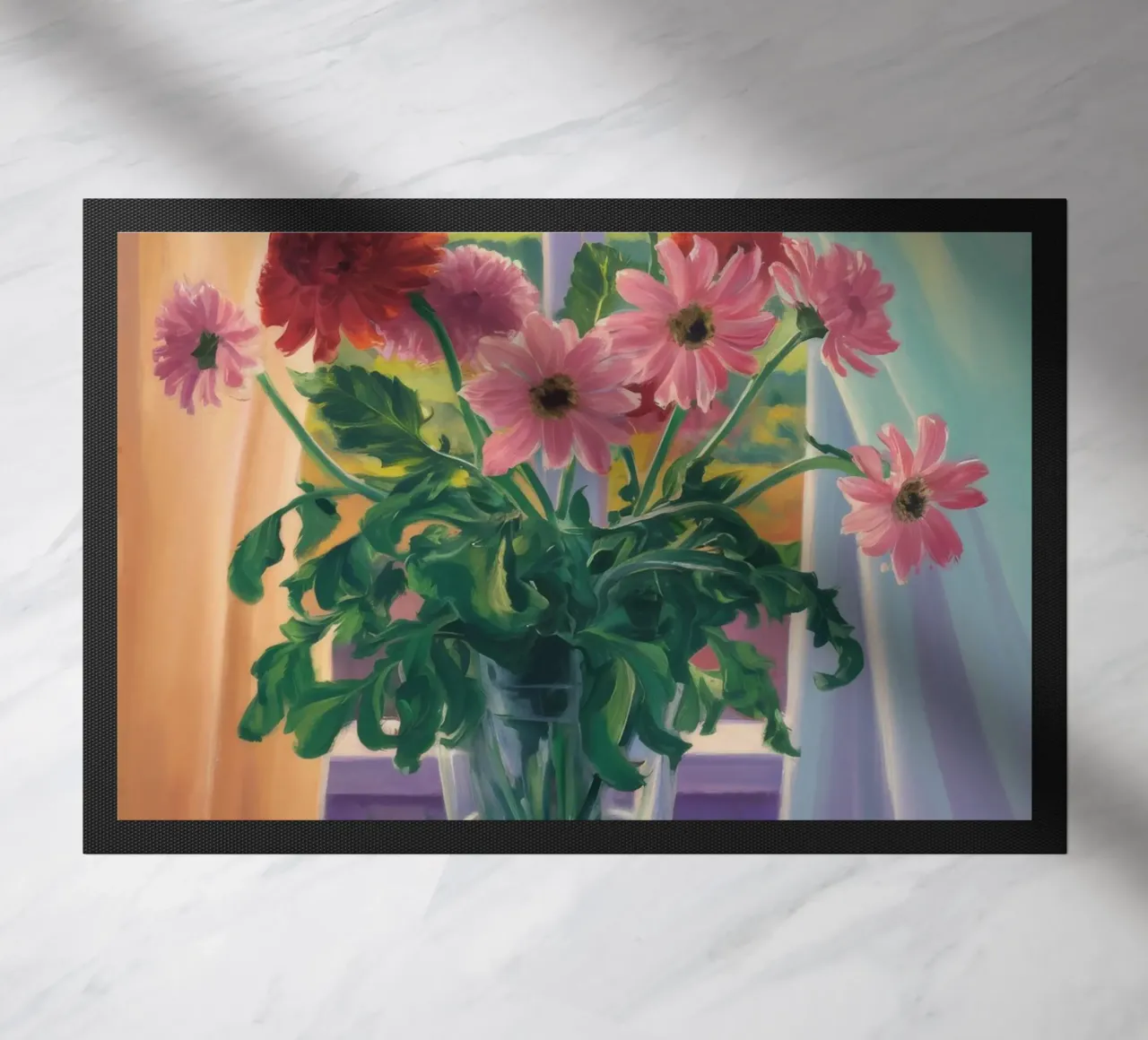 Window Bloom Elegance doormat by Mystic Grain