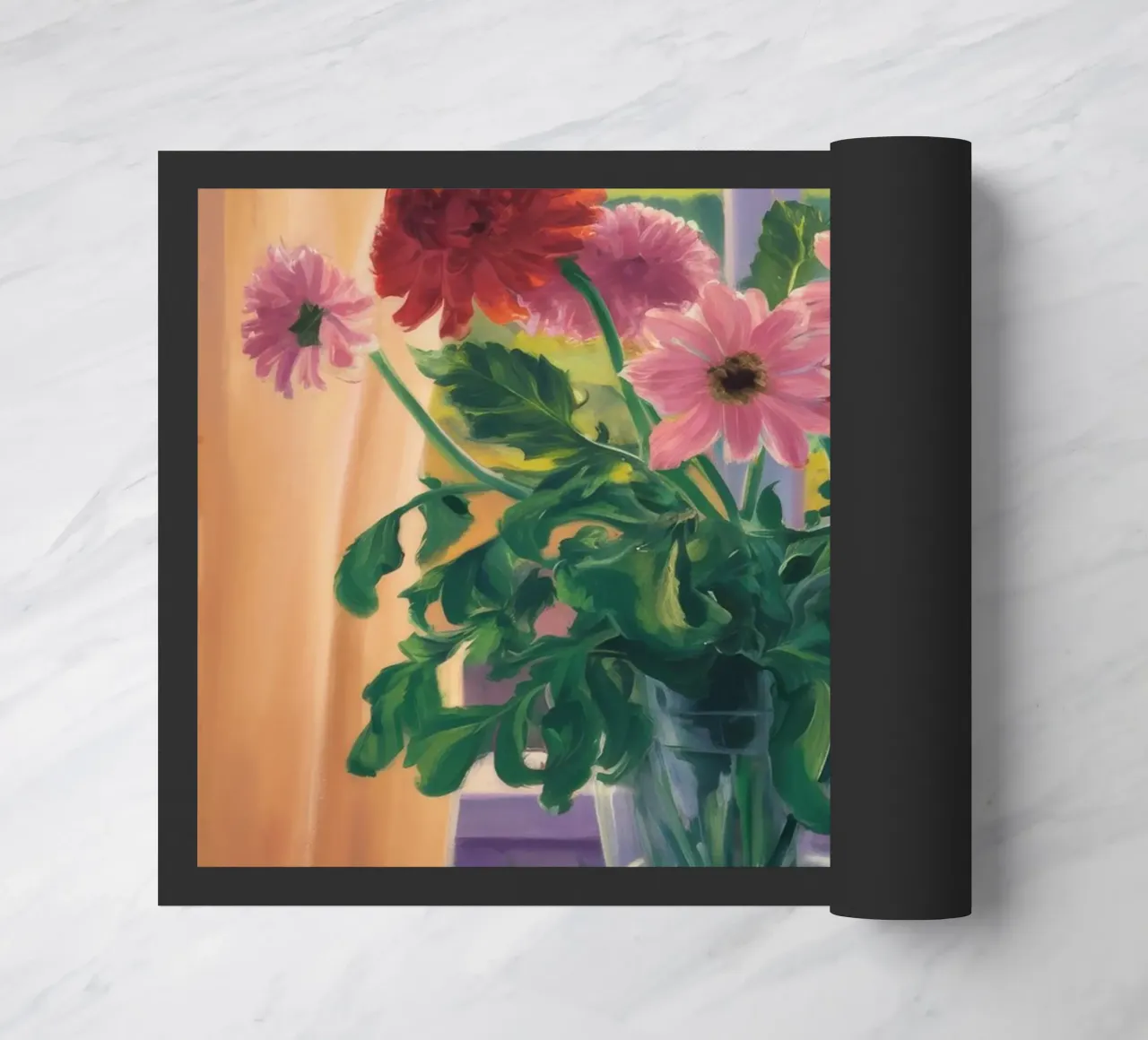 Window Bloom Elegance doormat by Mystic Grain