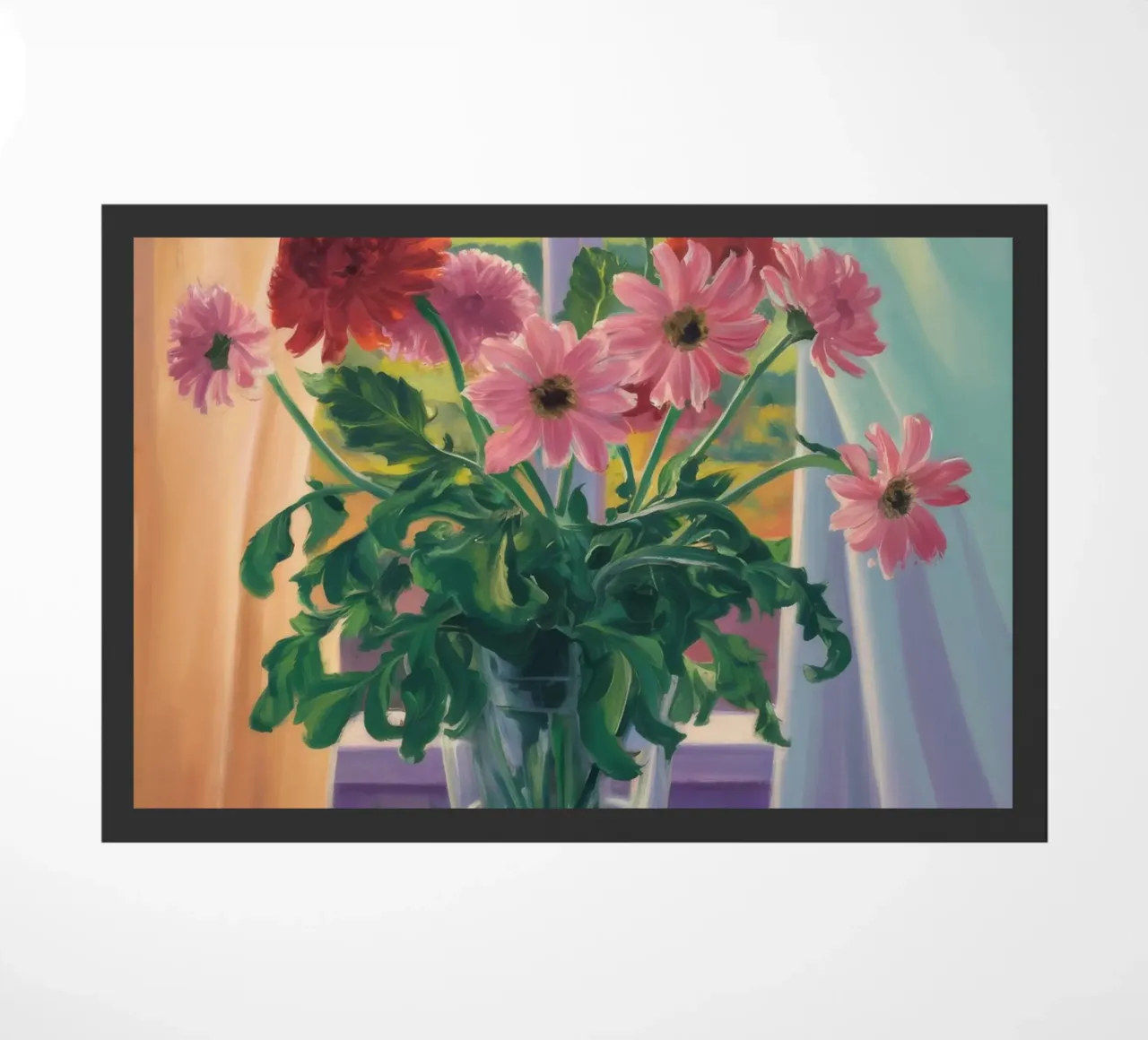 Window Bloom Elegance doormat by Mystic Grain