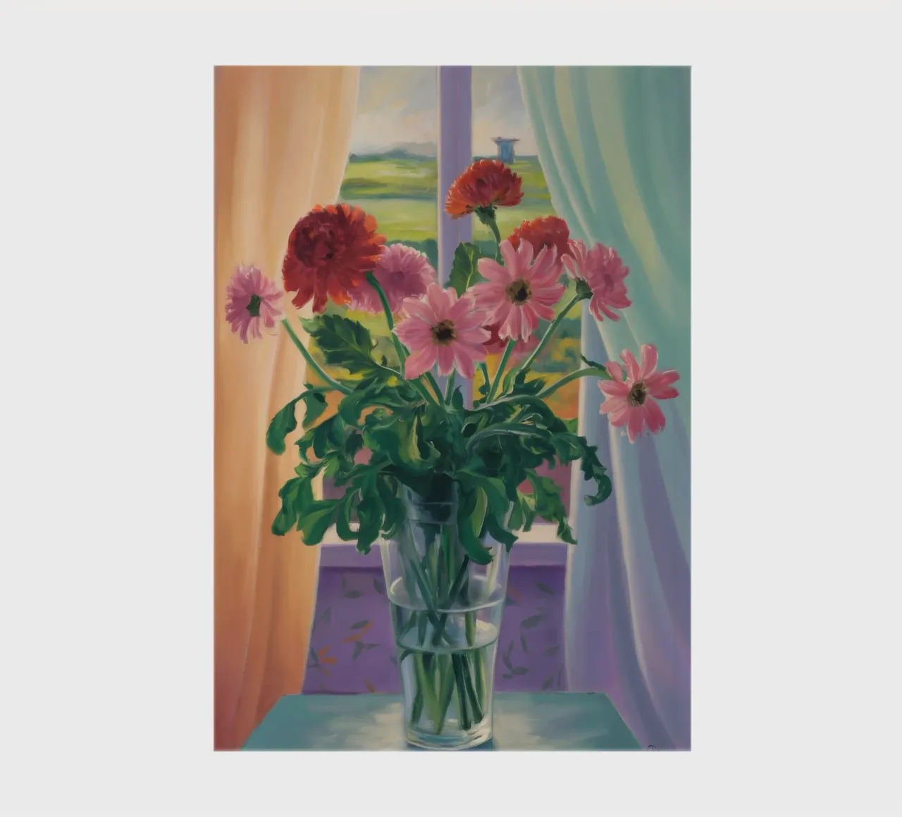Window Bloom Elegance notebook by Mystic Grain