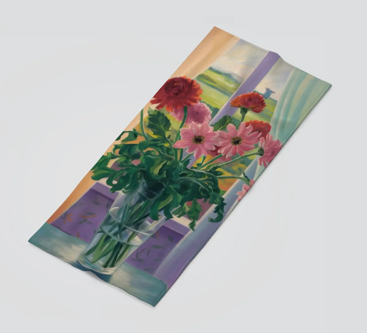 Eleganza del fiore della finestra telo mare da Mystic Grain