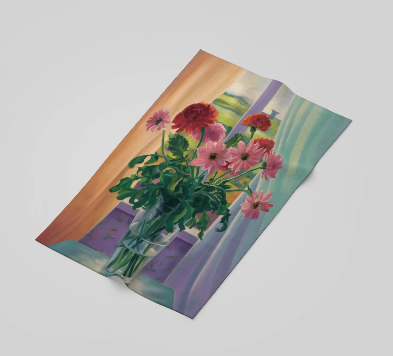 Eleganza del fiore della finestra telo mare da Mystic Grain