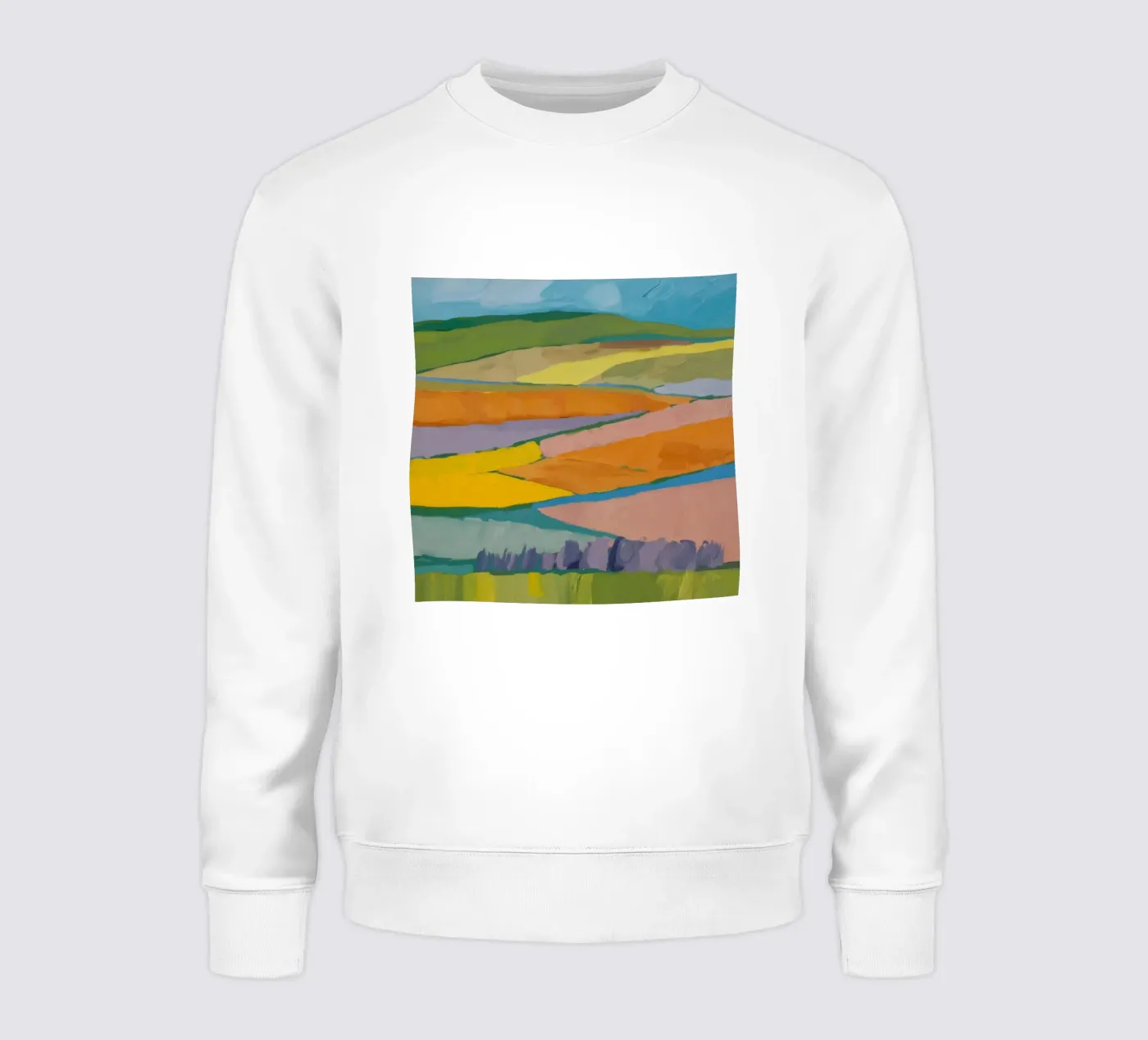Patchwork Feldträume Sweatshirt von Mystic Grain