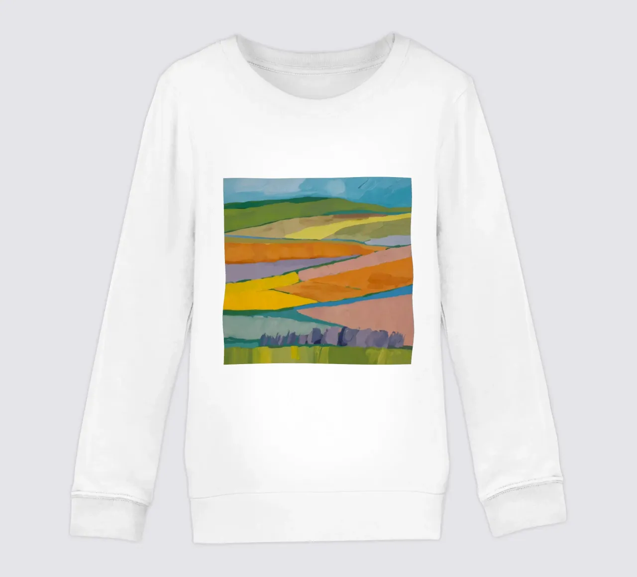 Campi da sogno patchwork felpa bambino da Mystic Grain