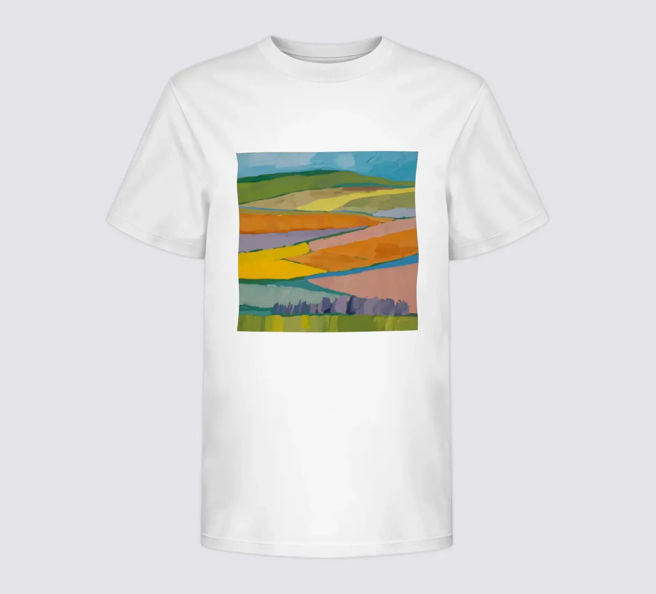 Patchwork Feldträume Kinder T-Shirt von Mystic Grain