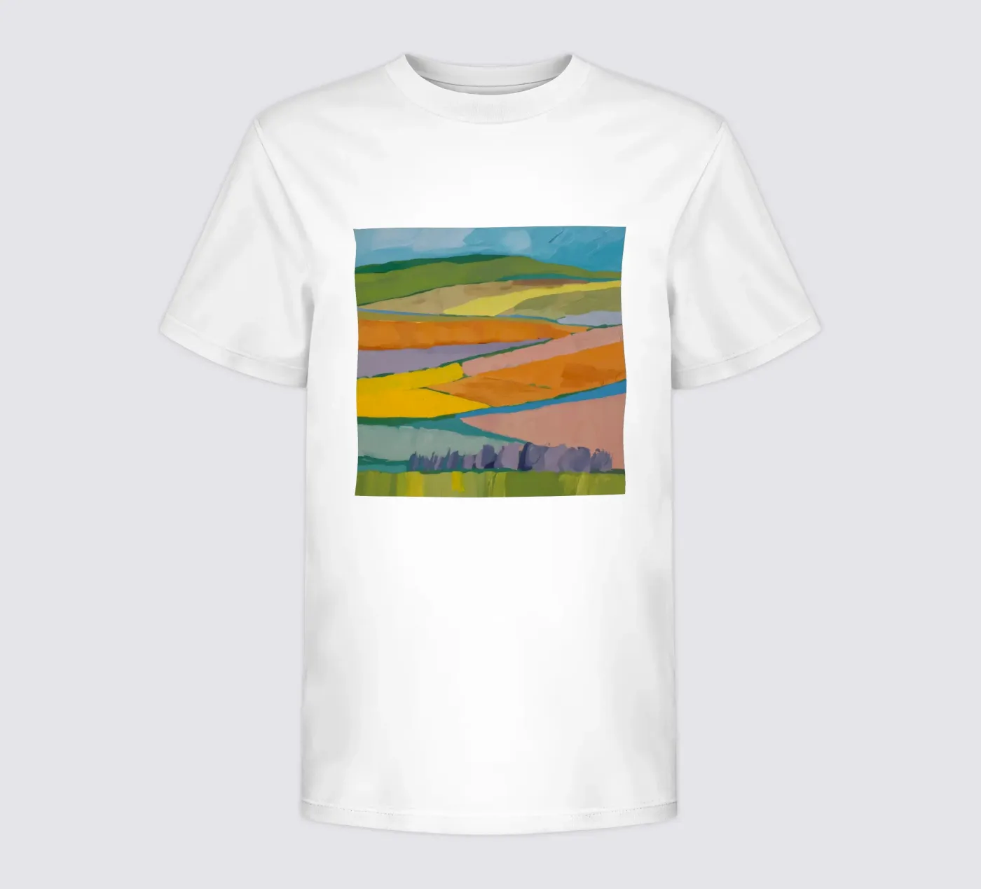 Patchwork Feldträume Kinder T-Shirt von Mystic Grain