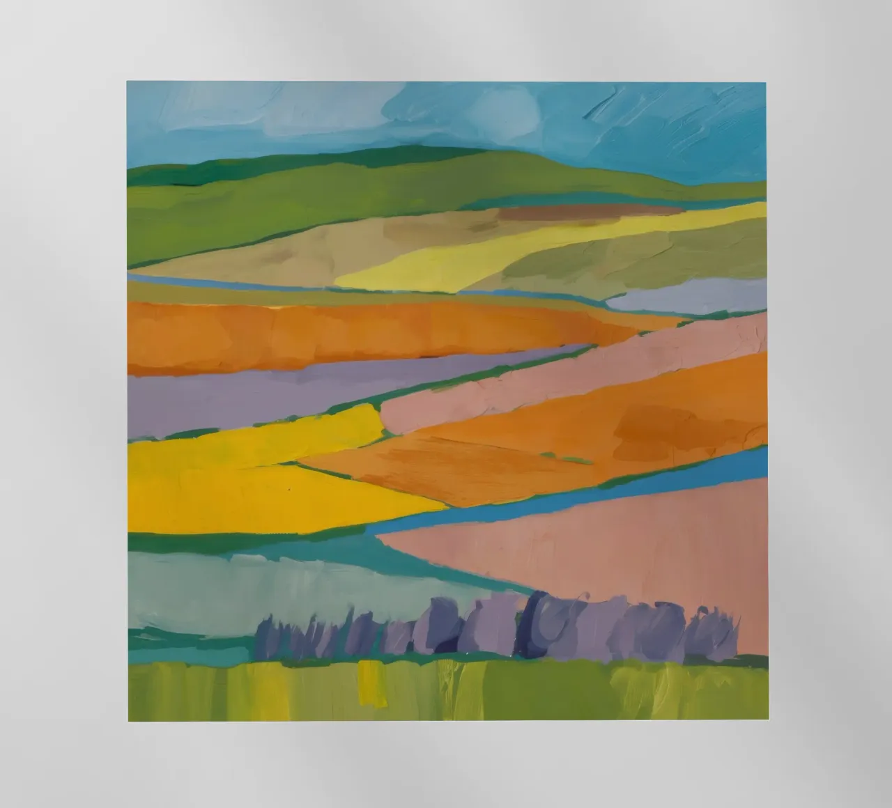 Campi da sogno patchwork pellicola backlit da Mystic Grain