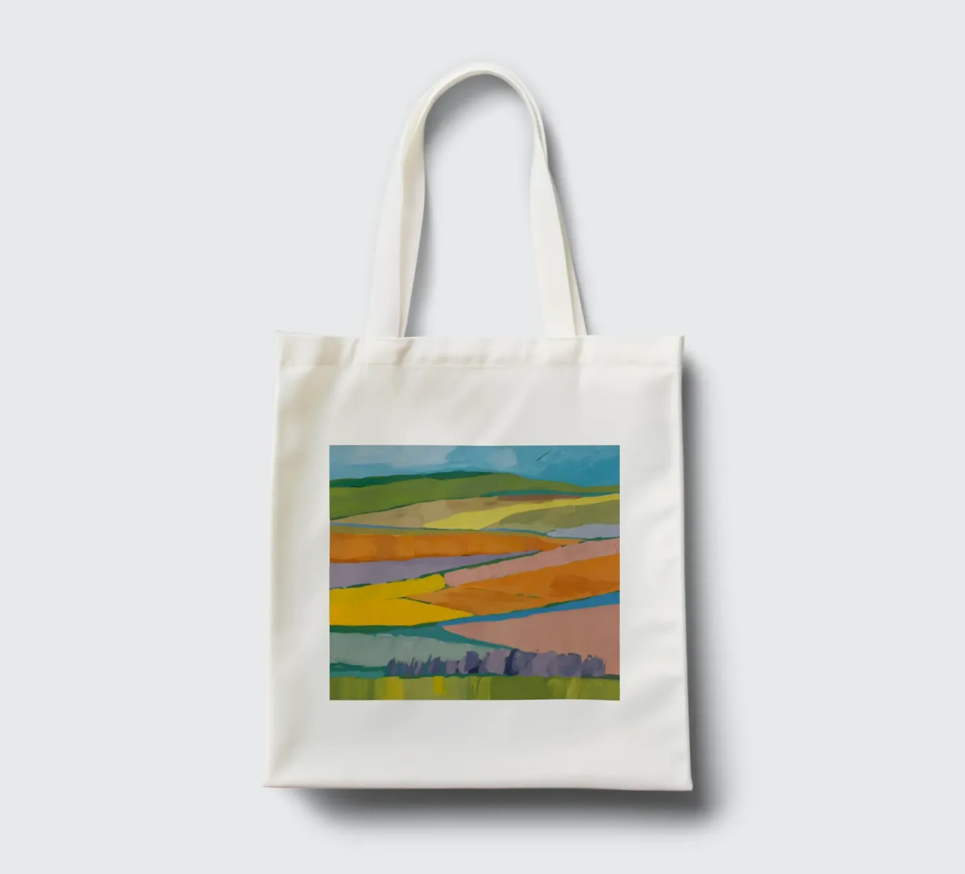 Patchwork Field Dreams Jutebeutel von Mystic Grain