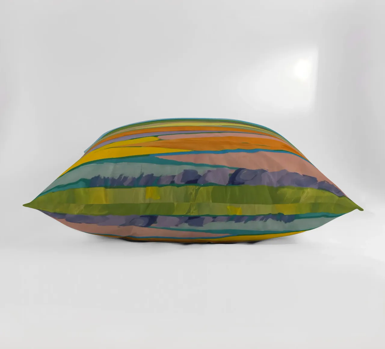 Patchwork Field Dreams decorative cushion by Mystic Grain