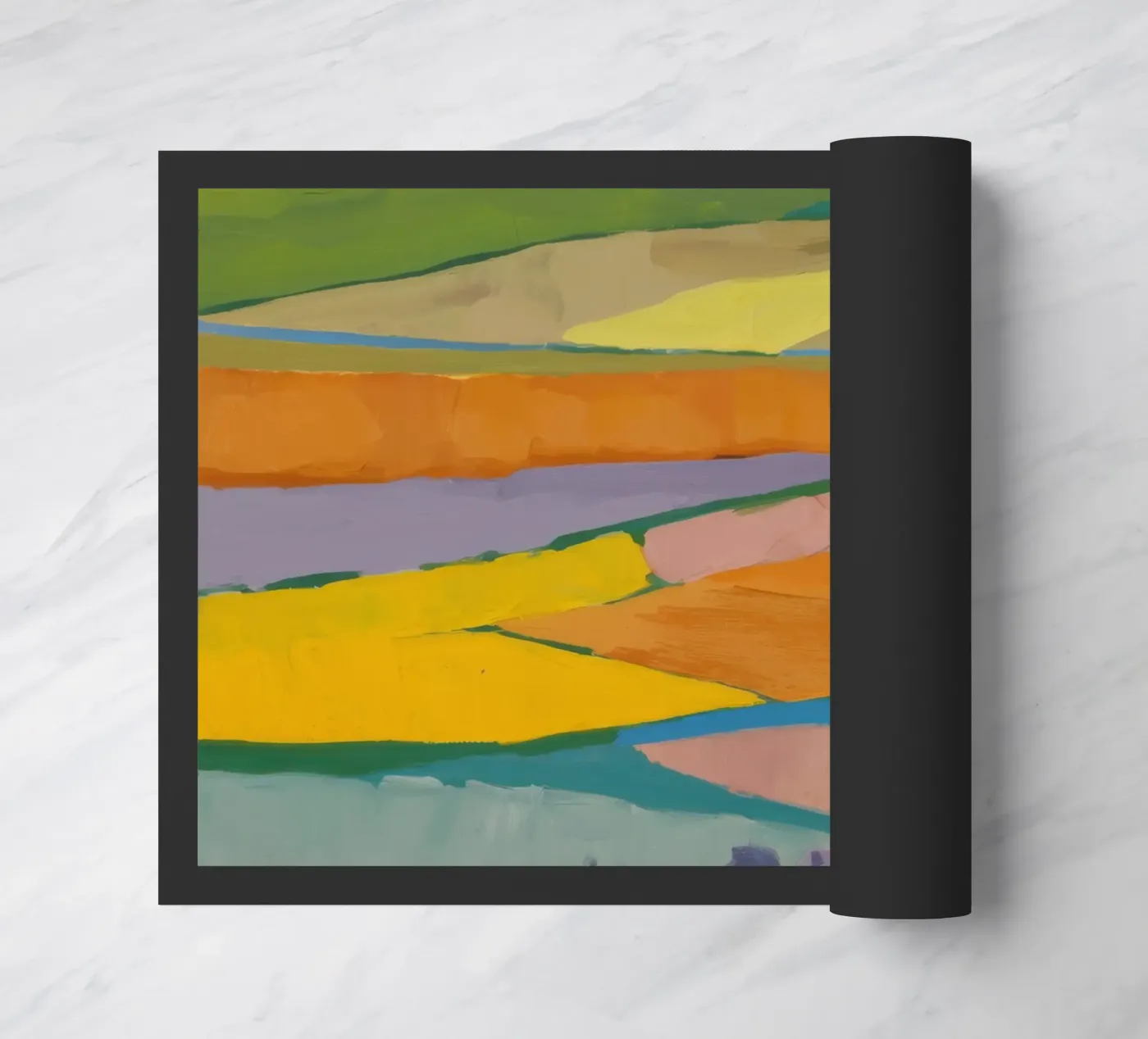 Patchwork Field Dreams doormat by Mystic Grain