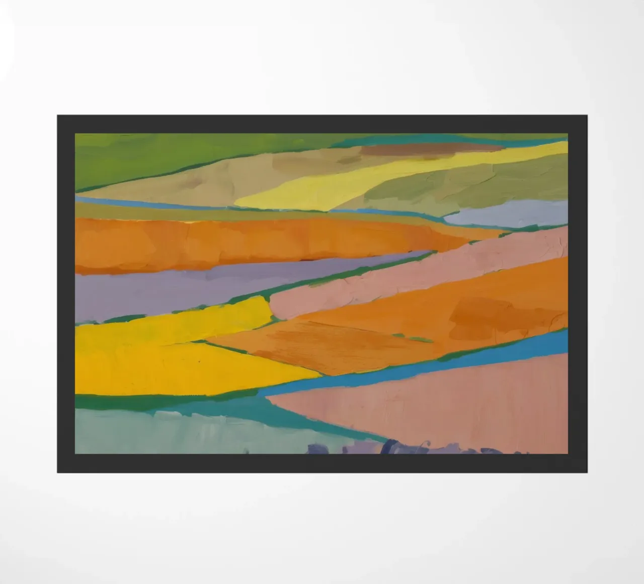 Patchwork Feldträume Fußmatte von Mystic Grain