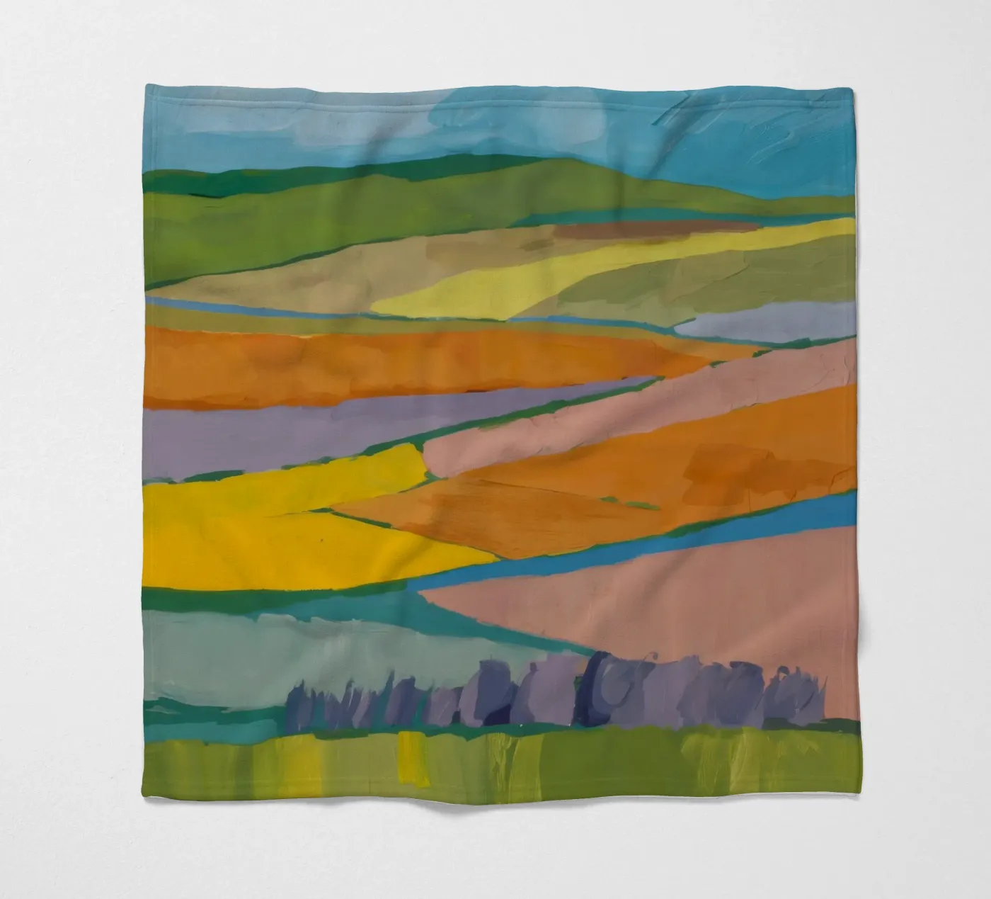 Patchwork Field Dreams fleecedeken van Mystic Grain