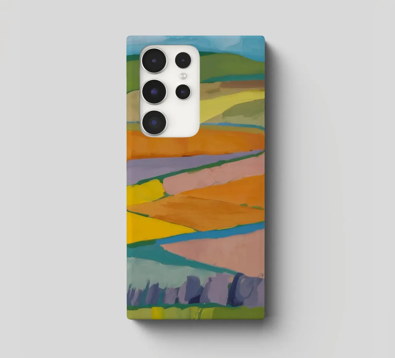 Patchwork Feldträume Samsung Hülle von Mystic Grain