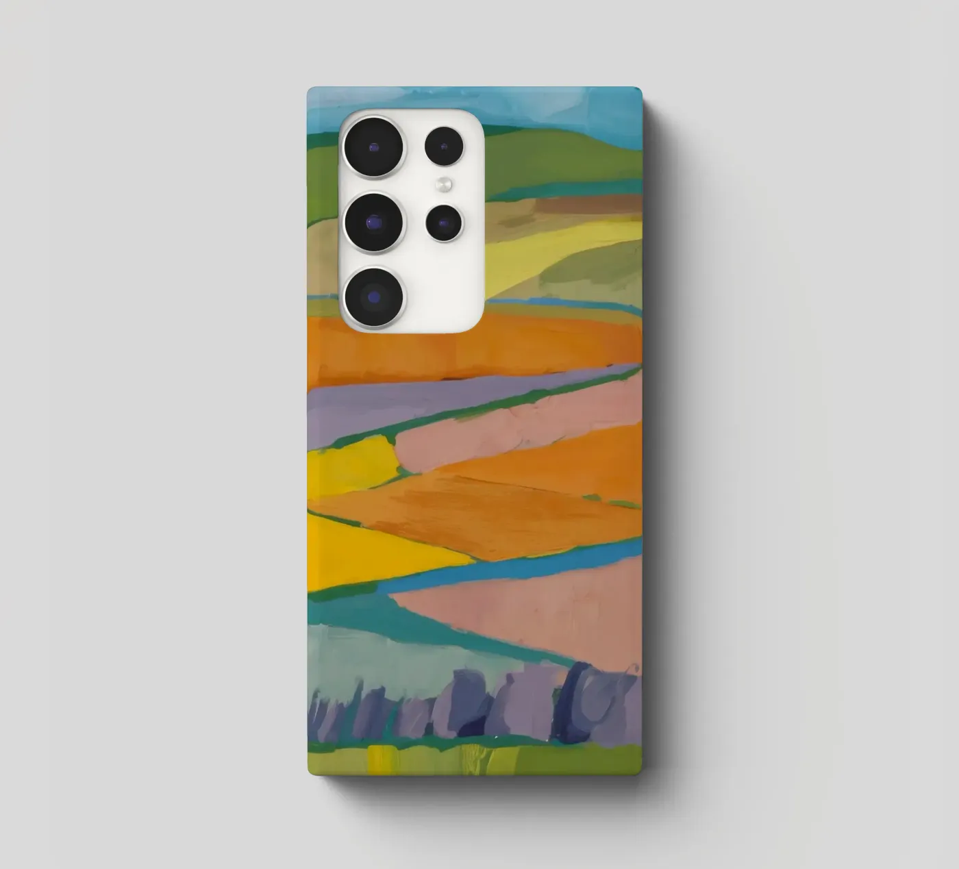 Patchwork Feldträume Samsung Hülle von Mystic Grain