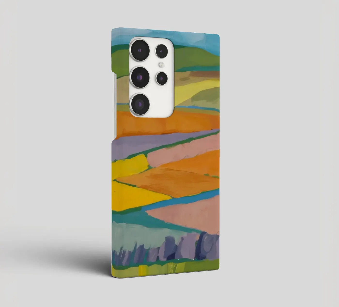 Patchwork Feldträume Samsung Hülle von Mystic Grain