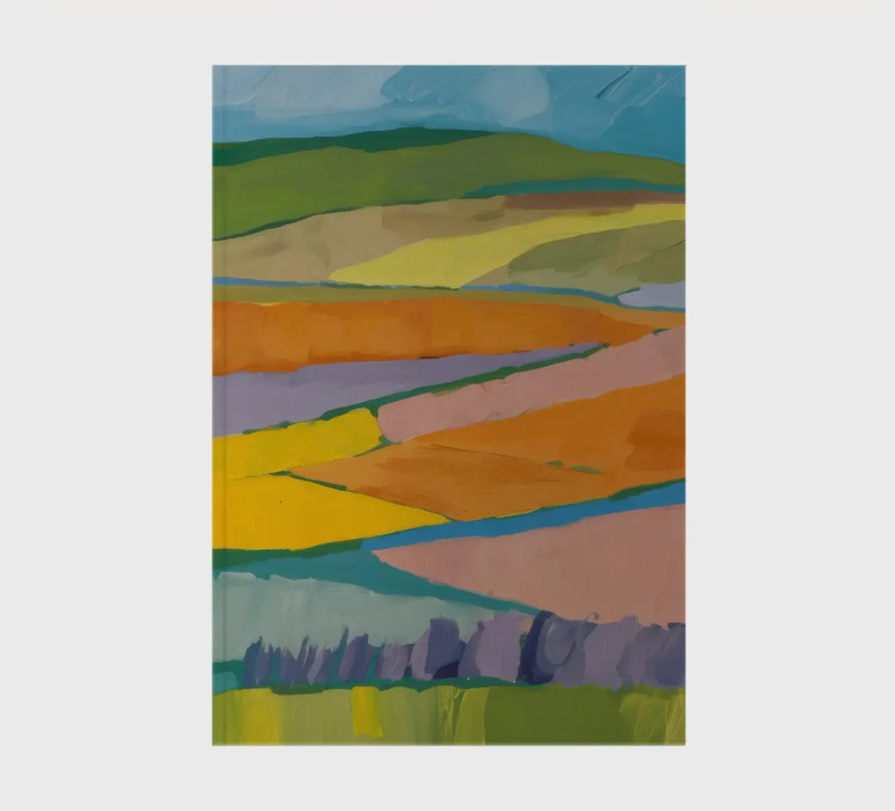 Patchwork Field Dreams notebook by Mystic Grain