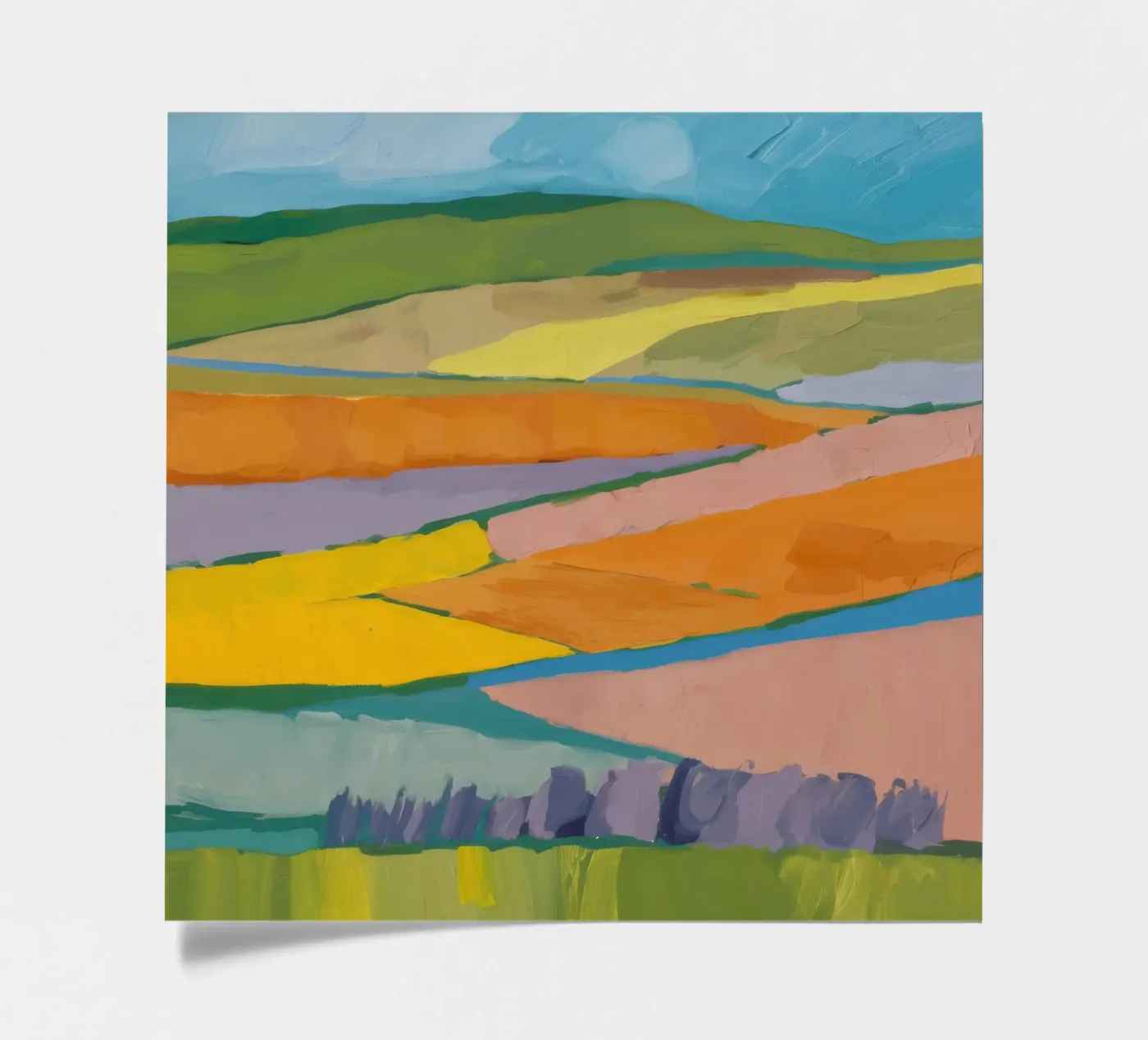 Patchwork Field Dreams foglio adesivo da Mystic Grain