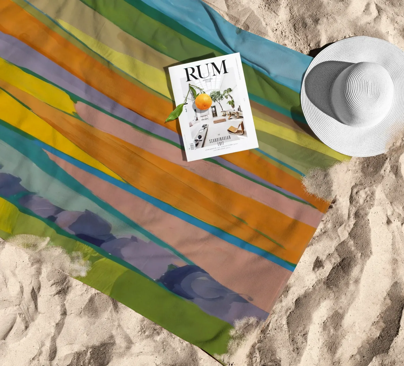 Campi da sogno patchwork telo mare da Mystic Grain