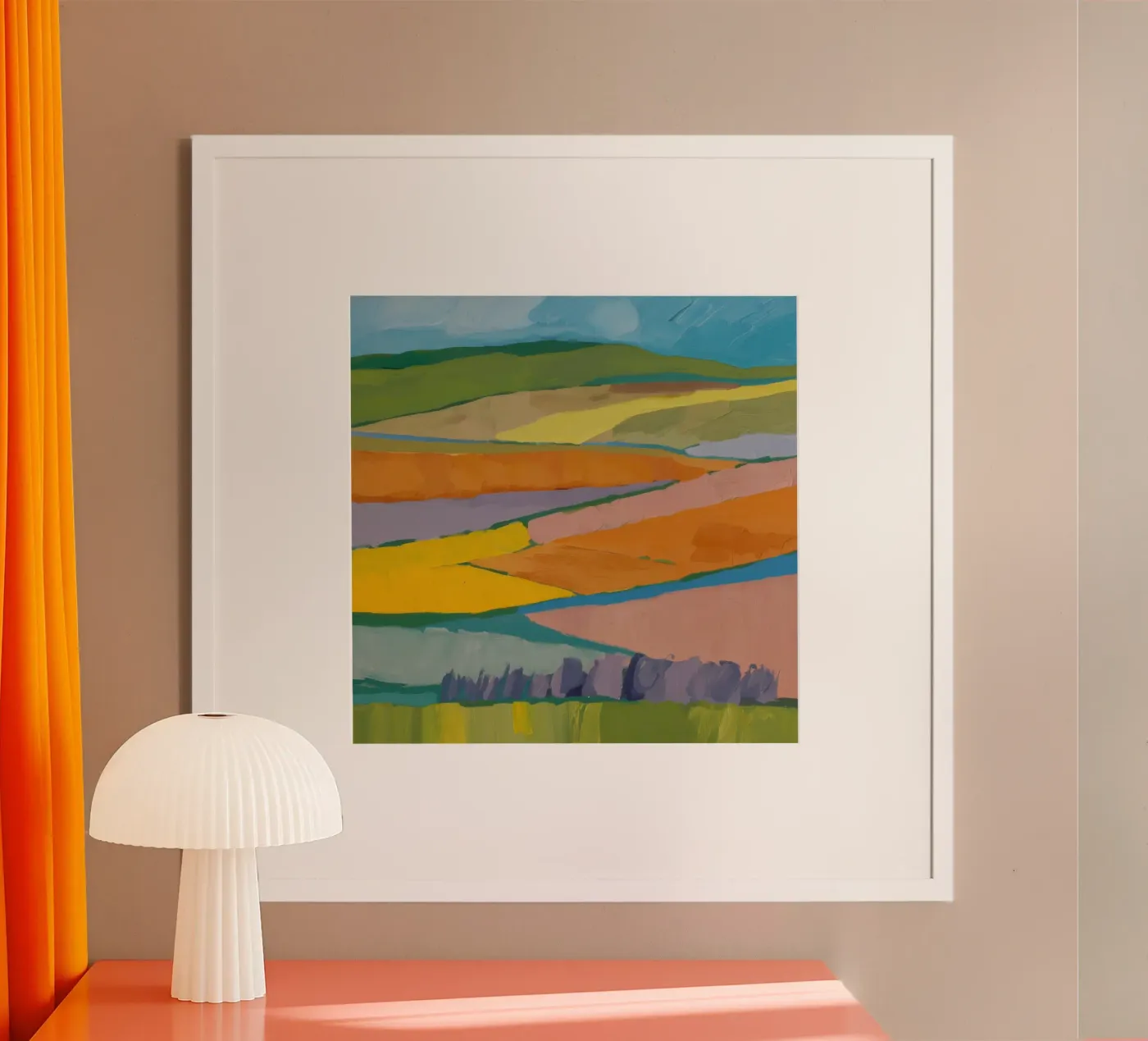 Patchwork Field Dreams poster de Mystic Grain