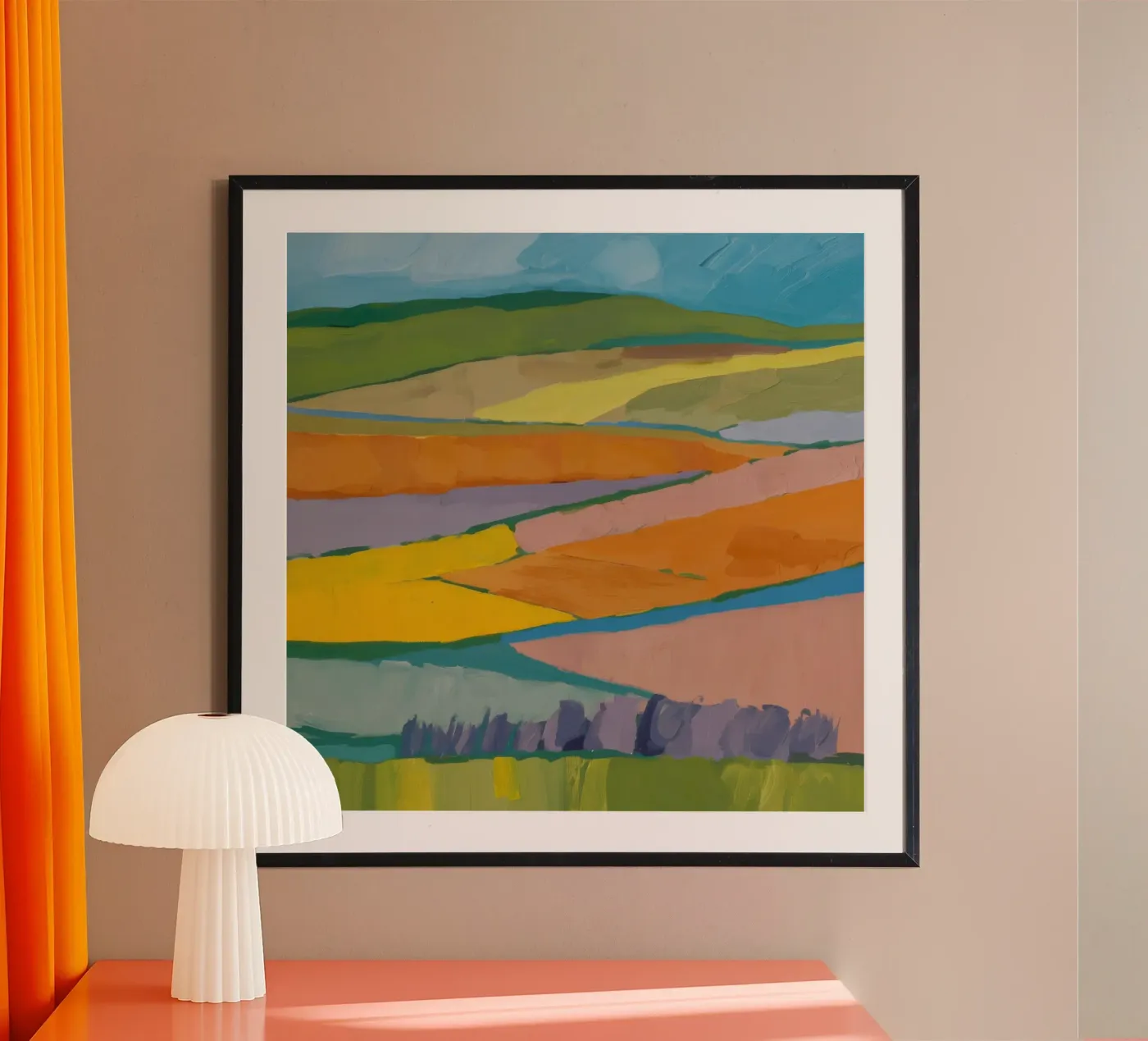 Patchwork Field Dreams poster de Mystic Grain