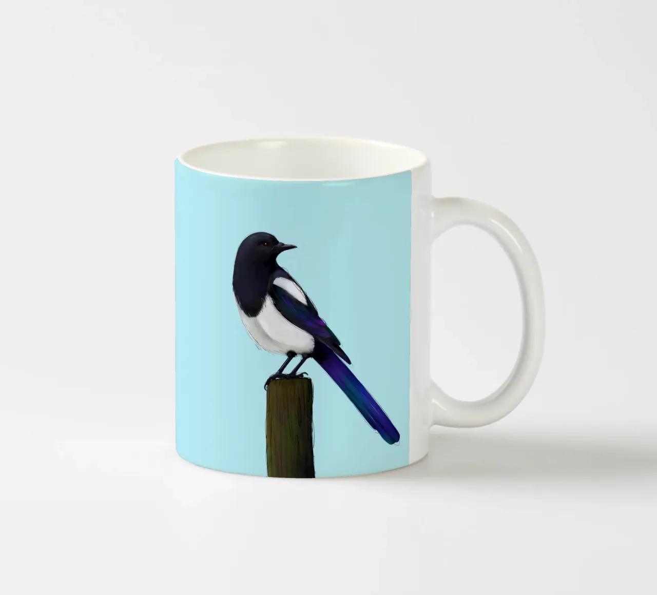Gazza sulla posta tazza in ceramica da BwiseLizzy