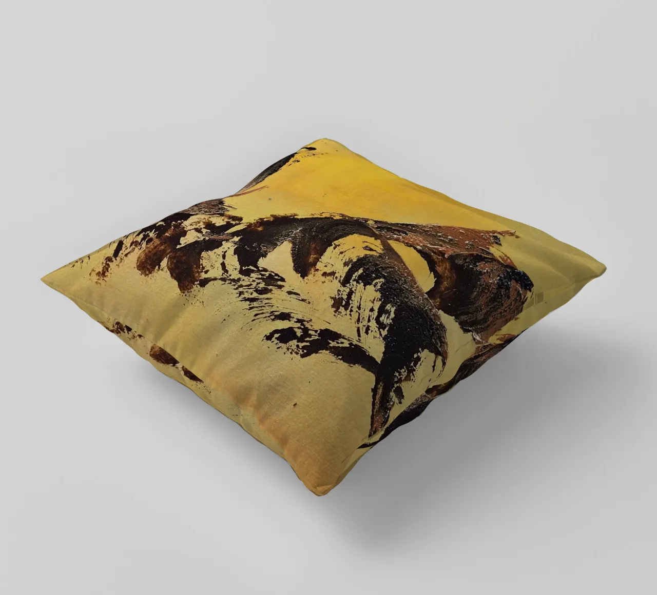 MESSAGE FROM THE HEART 32 cuscino da Thierry Vobmann Abstract painting