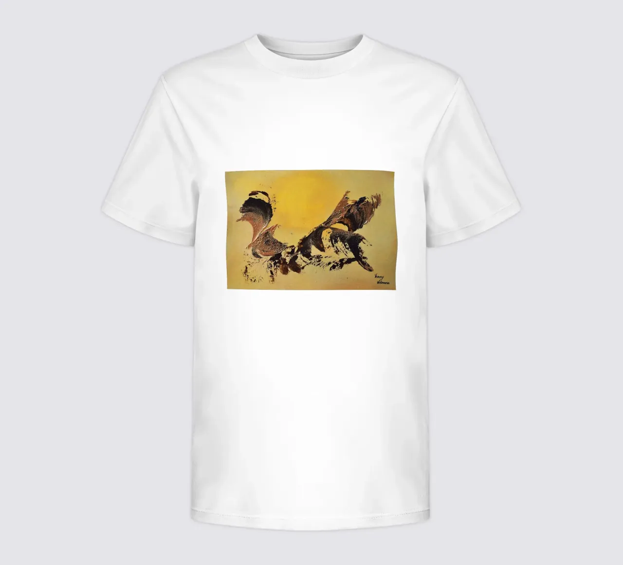 MESSAGE FROM THE HEART 32 t-shirt bambini da Thierry Vobmann Abstract painting