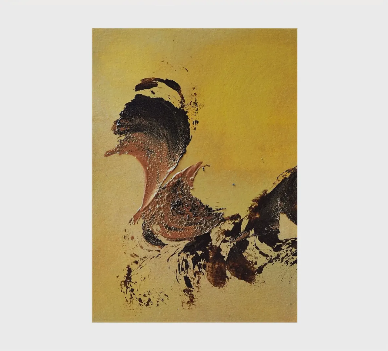 MESSAGE FROM THE HEART 32 notebook by Thierry Vobmann Abstract painting