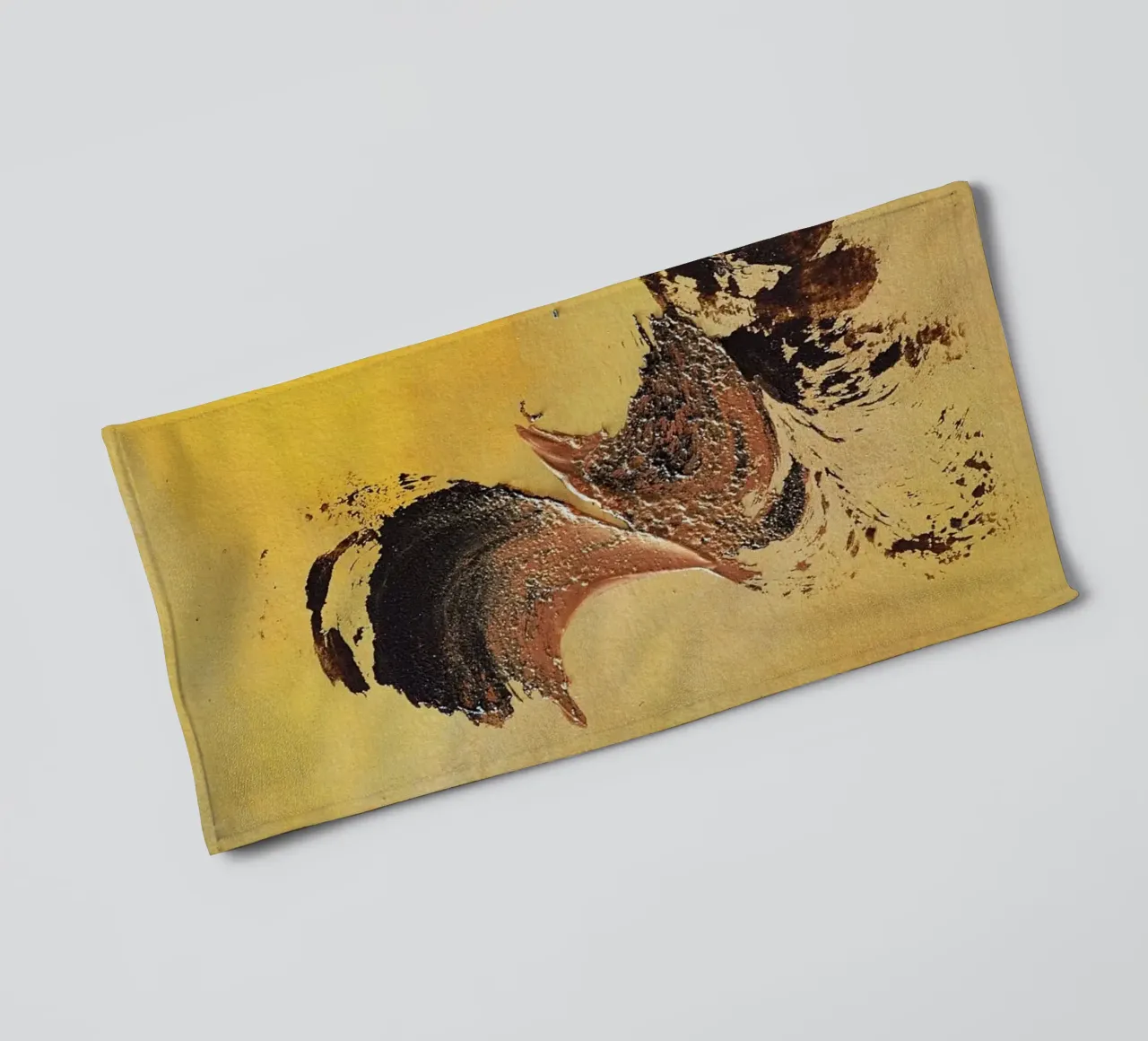 MESSAGE FROM THE HEART 32 asciugamano da bagno da Thierry Vobmann Abstract painting