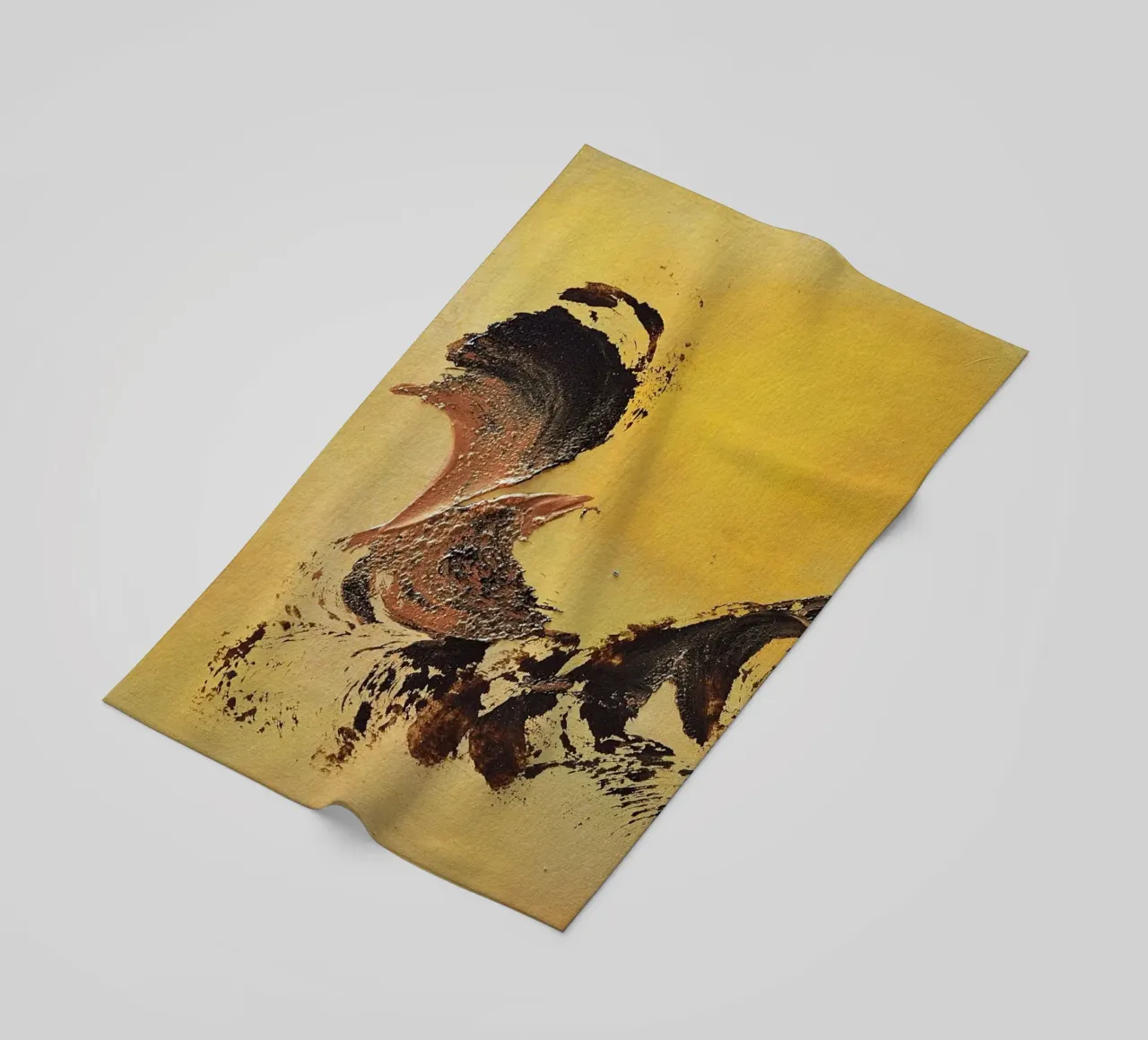 MESSAGE FROM THE HEART 32 telo mare da Thierry Vobmann Abstract painting