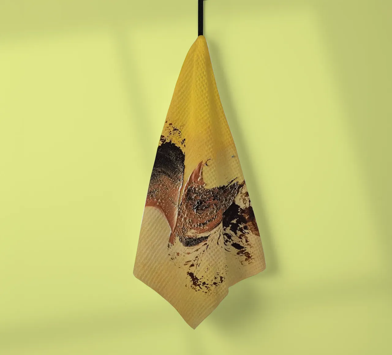 MESSAGE FROM THE HEART 32 canovaccio da cucina da Thierry Vobmann Abstract painting