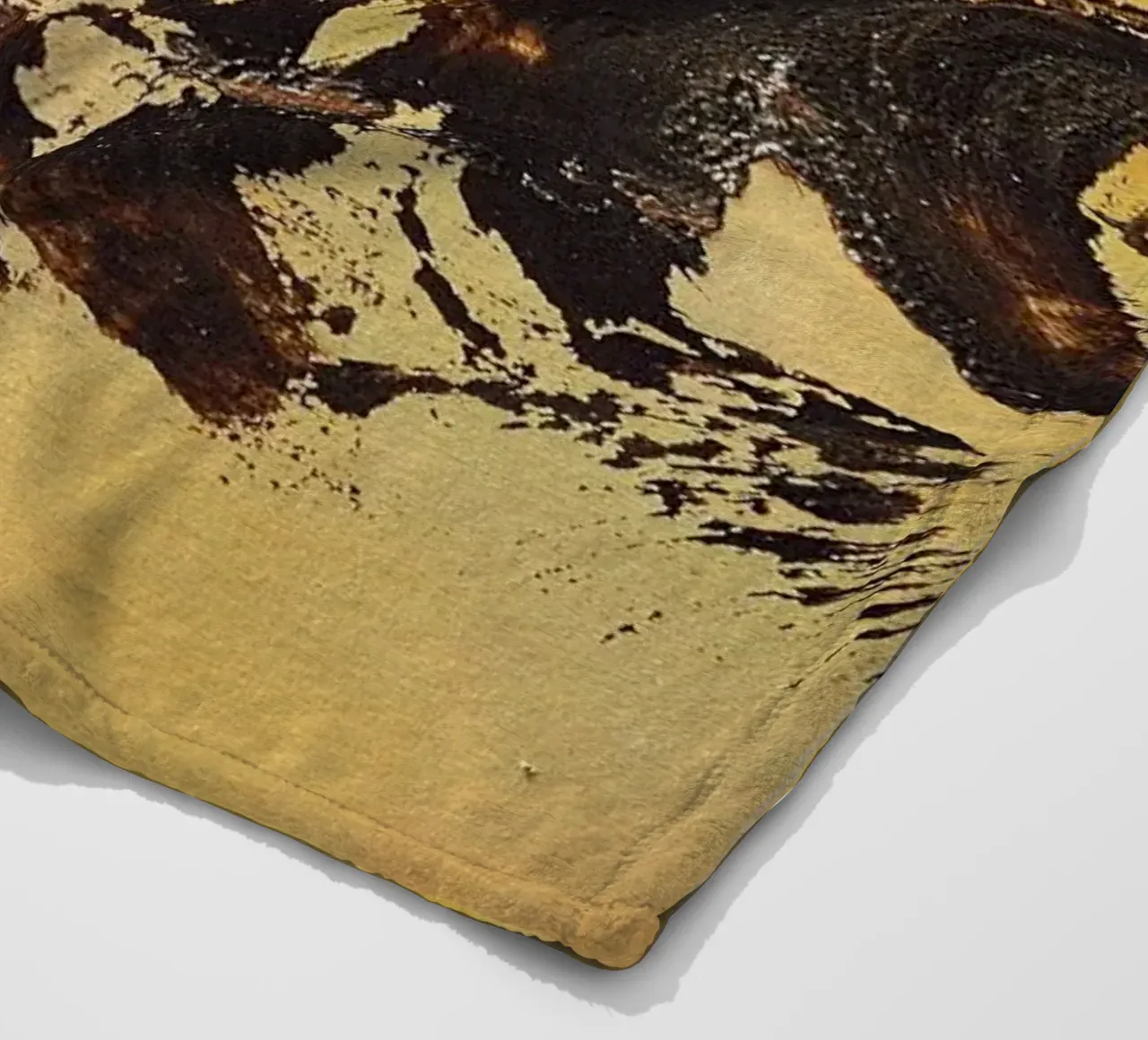 MESSAGE FROM THE HEART 32 coperta in pile da Thierry Vobmann Abstract painting