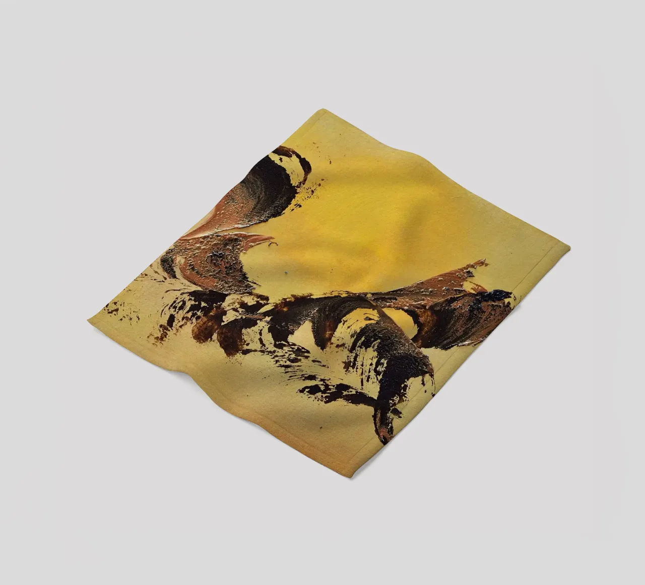 MESSAGE FROM THE HEART 32 coperta in pile da Thierry Vobmann Abstract painting