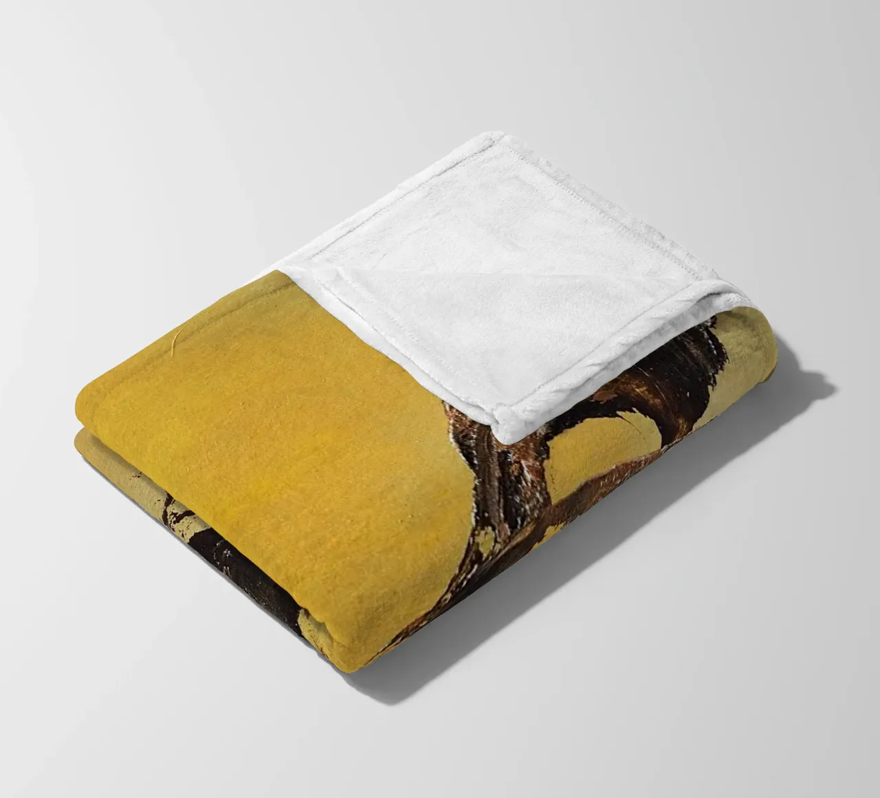 MESSAGE FROM THE HEART 32 coperta in pile da Thierry Vobmann Abstract painting