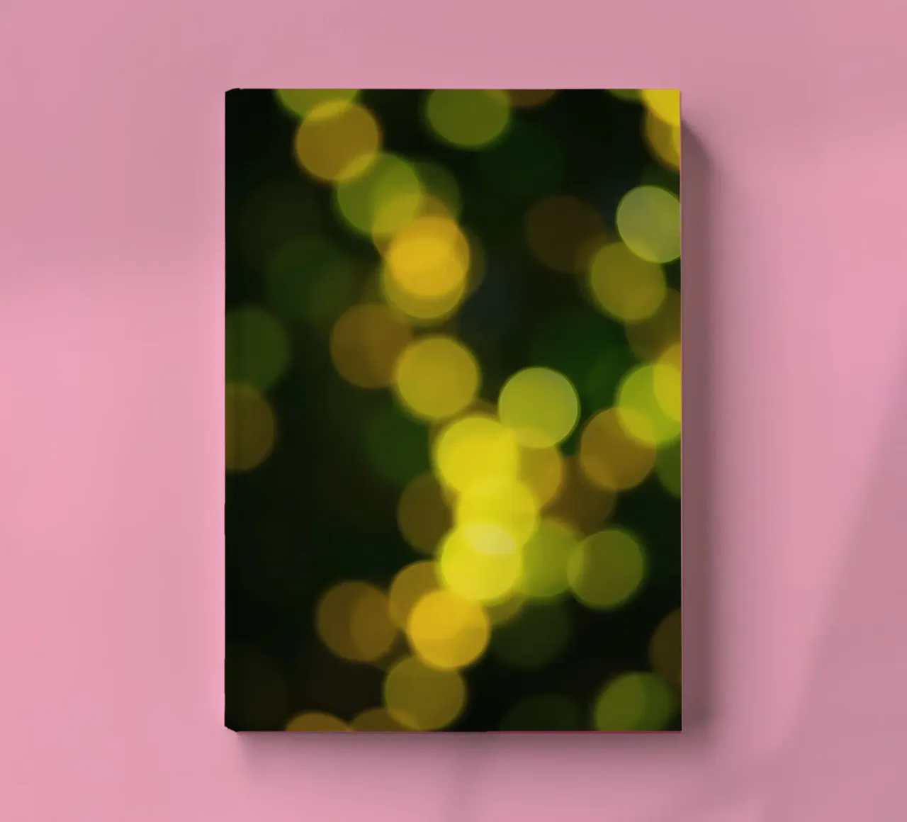 bokeh lights create a festive atmosphere notebook by DesignDoodle
