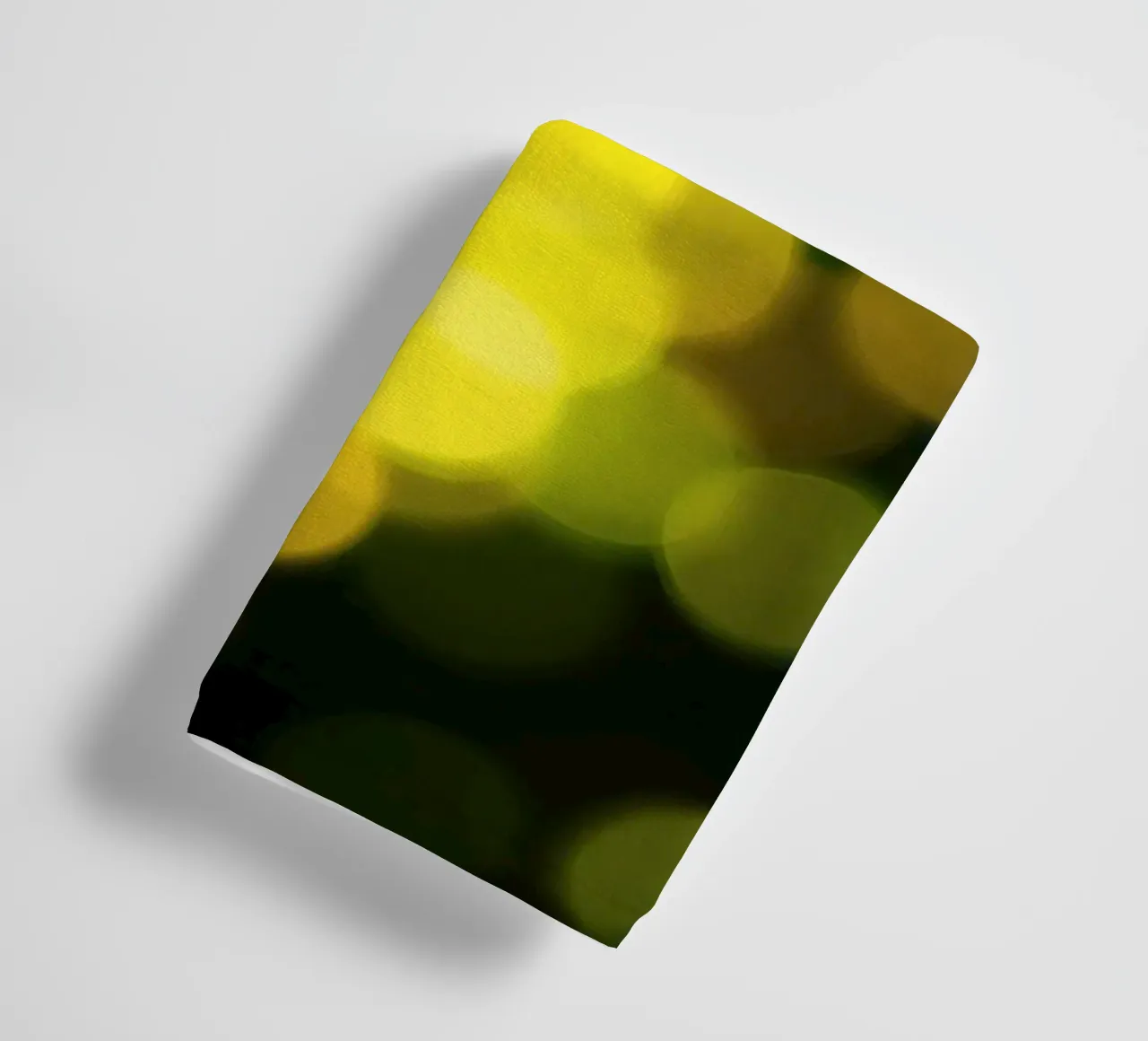 bokeh lights create a festive atmosphere towel by DesignDoodle