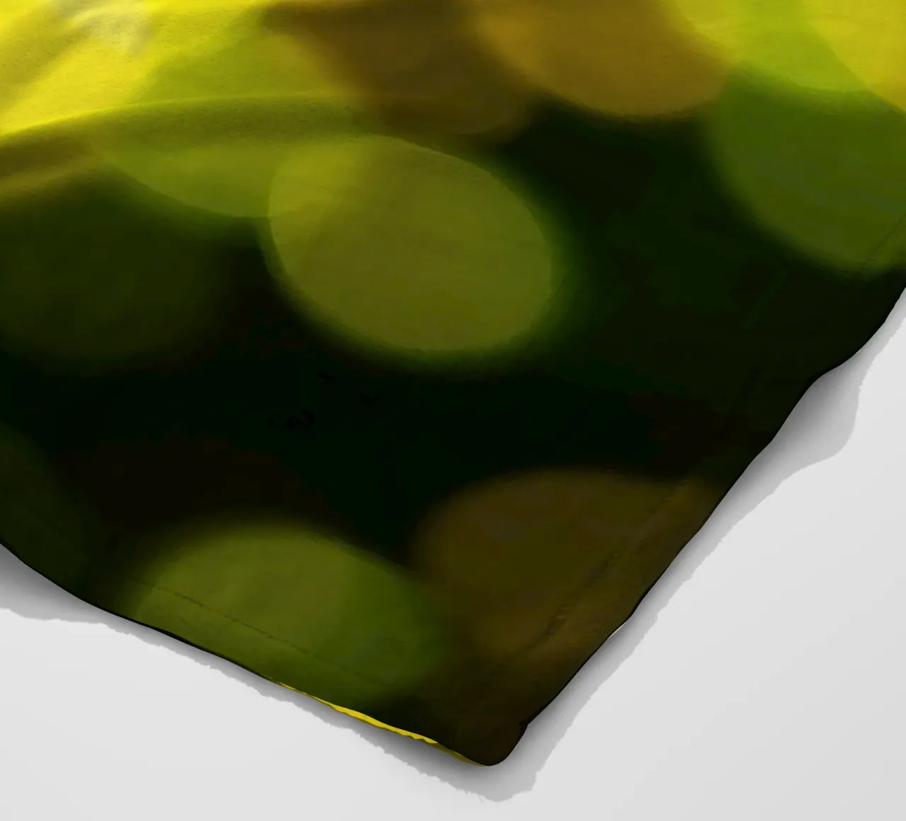 bokeh lights create a festive atmosphere fleece blanket by DesignDoodle