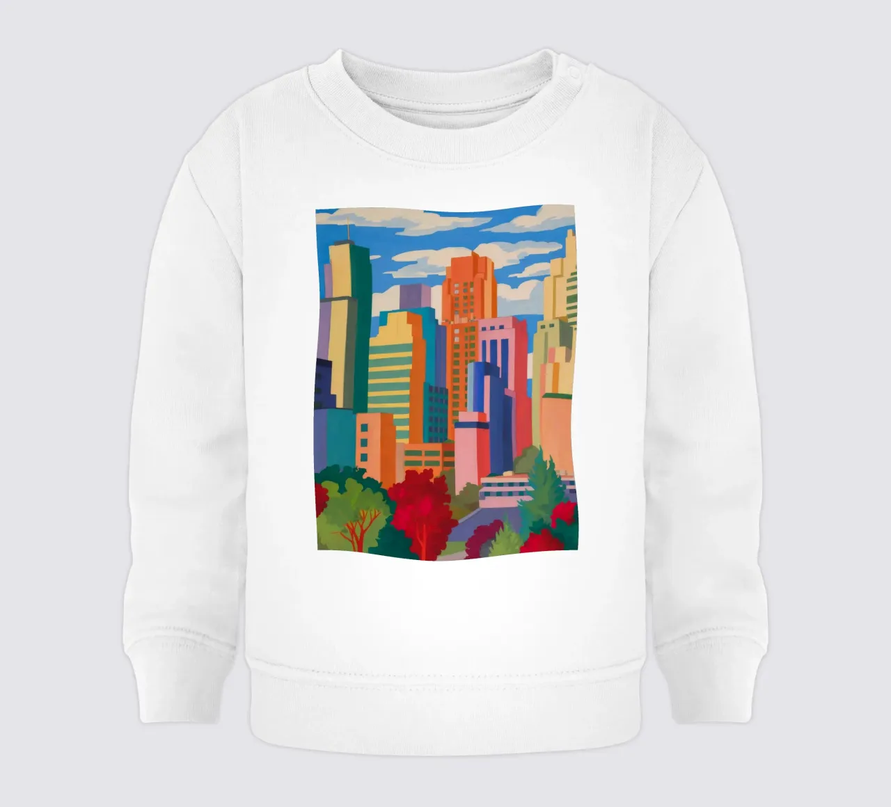Sinfonía City Blocks sudadera de bebé de Mystic Grain