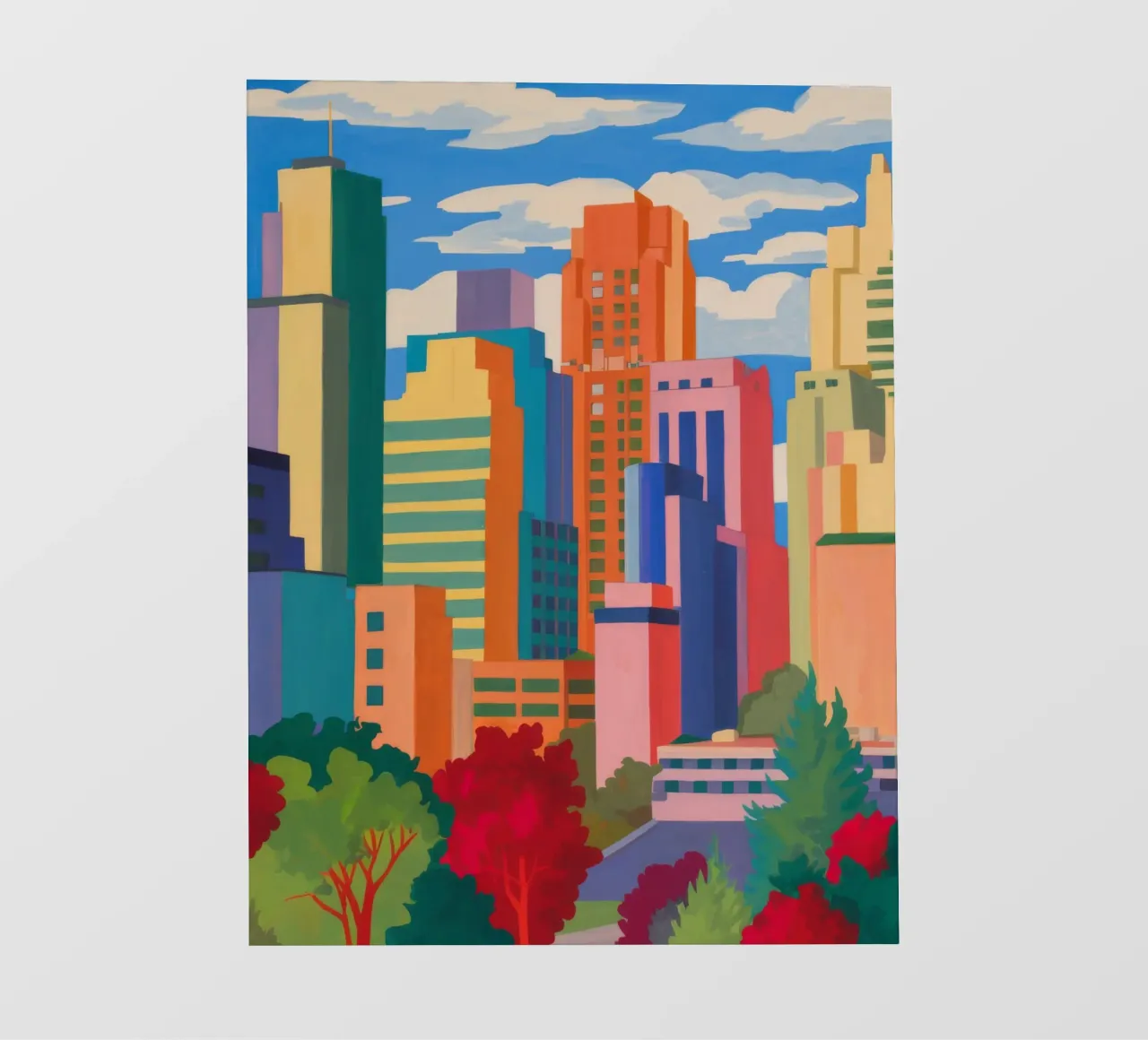 City Blocks Symphony backlit film by Mystic Grain