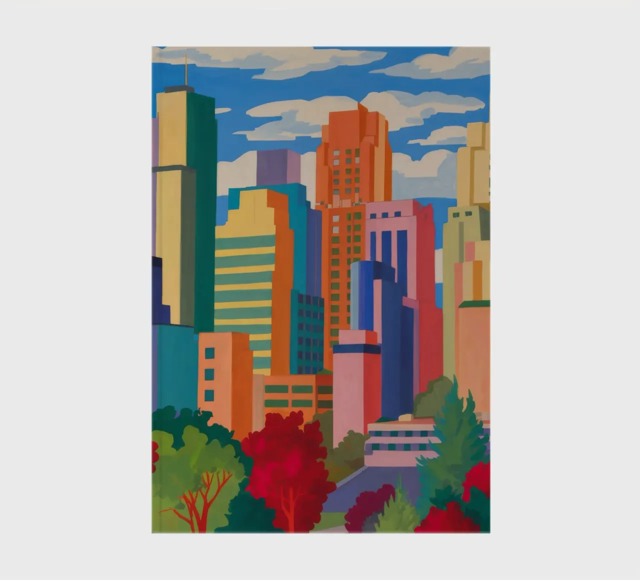 City Blocks Symphony notebook by Mystic Grain