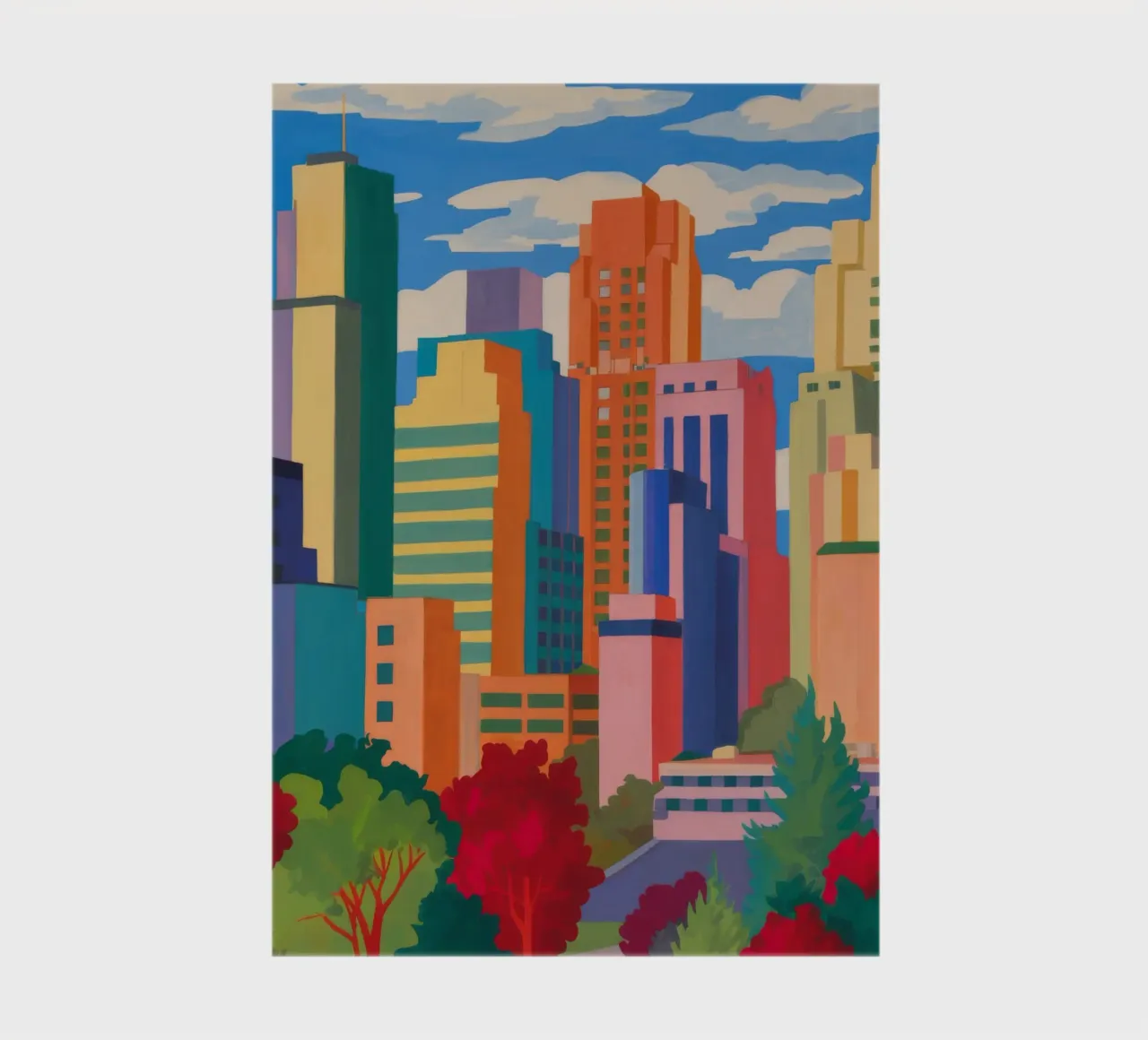City Blocks Symphony notebook by Mystic Grain